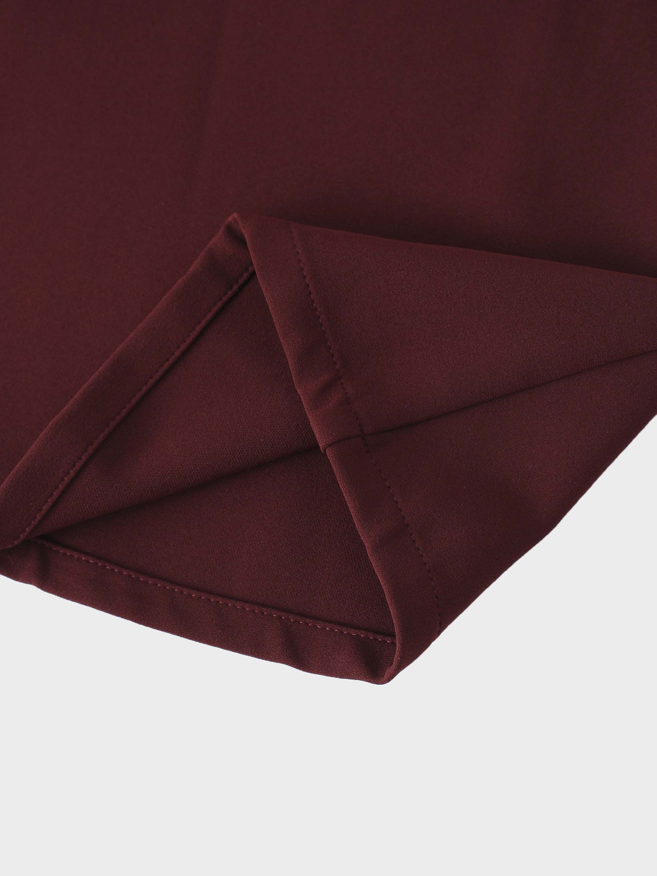The Celina Pleat Skirt-Wine