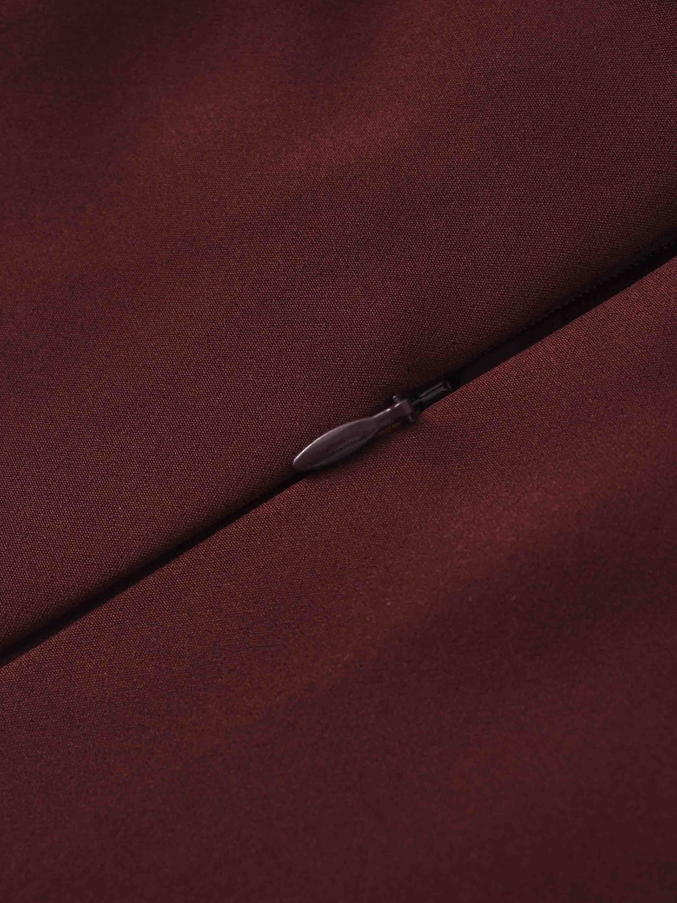 The Celina Pleat Skirt-Wine