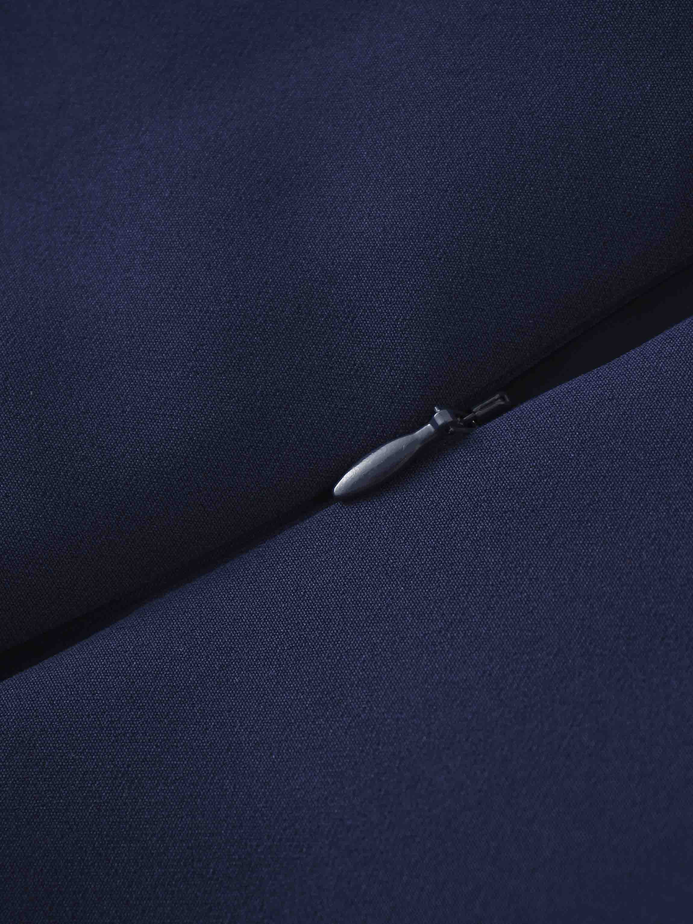 The Celina Pleat Skirt-Navy