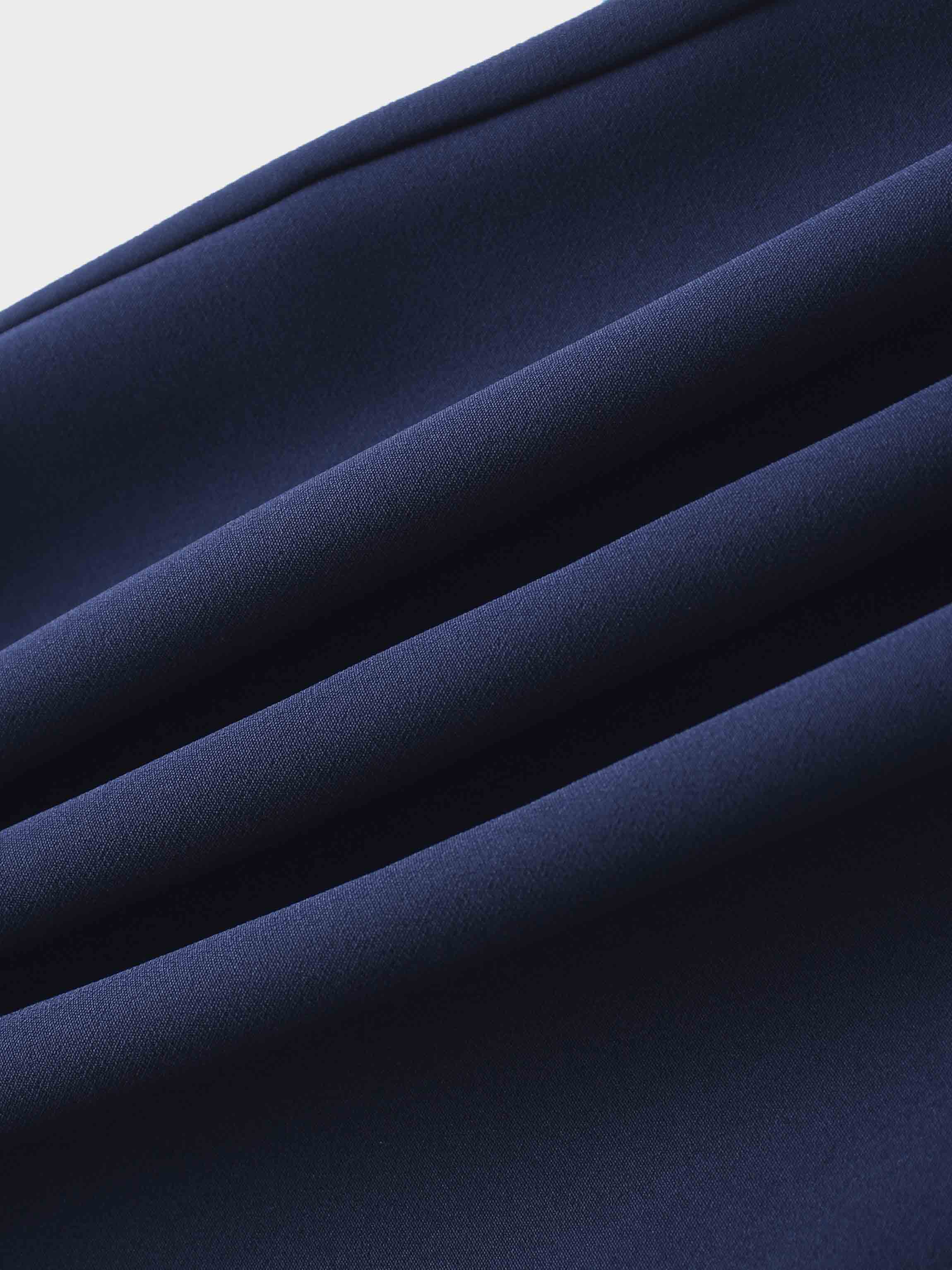 The Celina Pleat Skirt-Navy