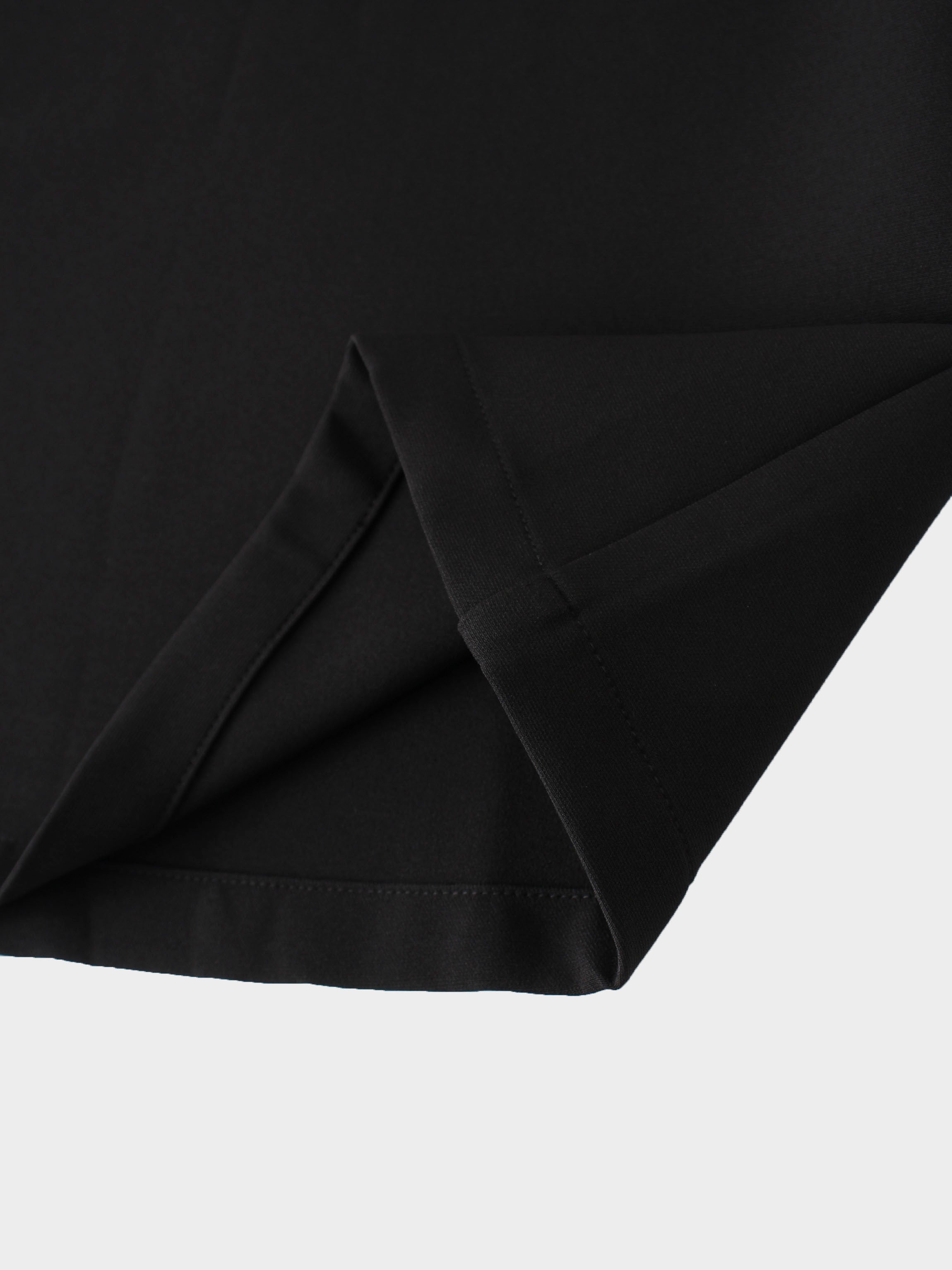 Side Ruffle Skirt-Black
