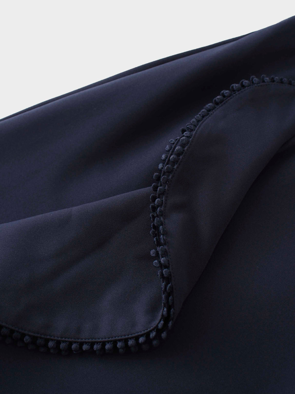 Side Ruffle Skirt-Navy