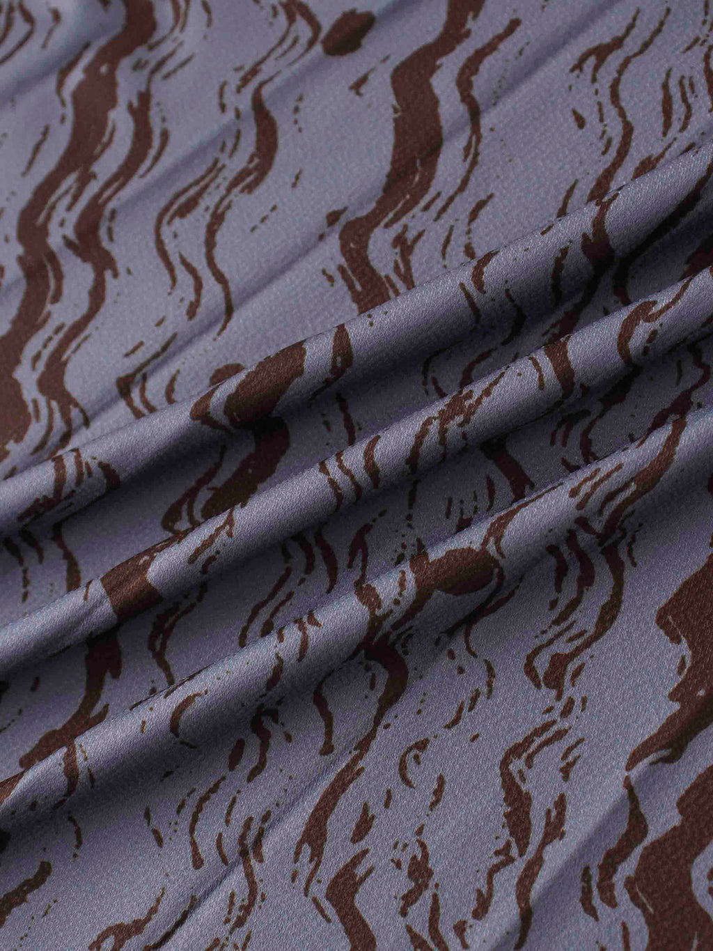 Pleat Bottom Stretch Maxi Dress-Grey/Brown