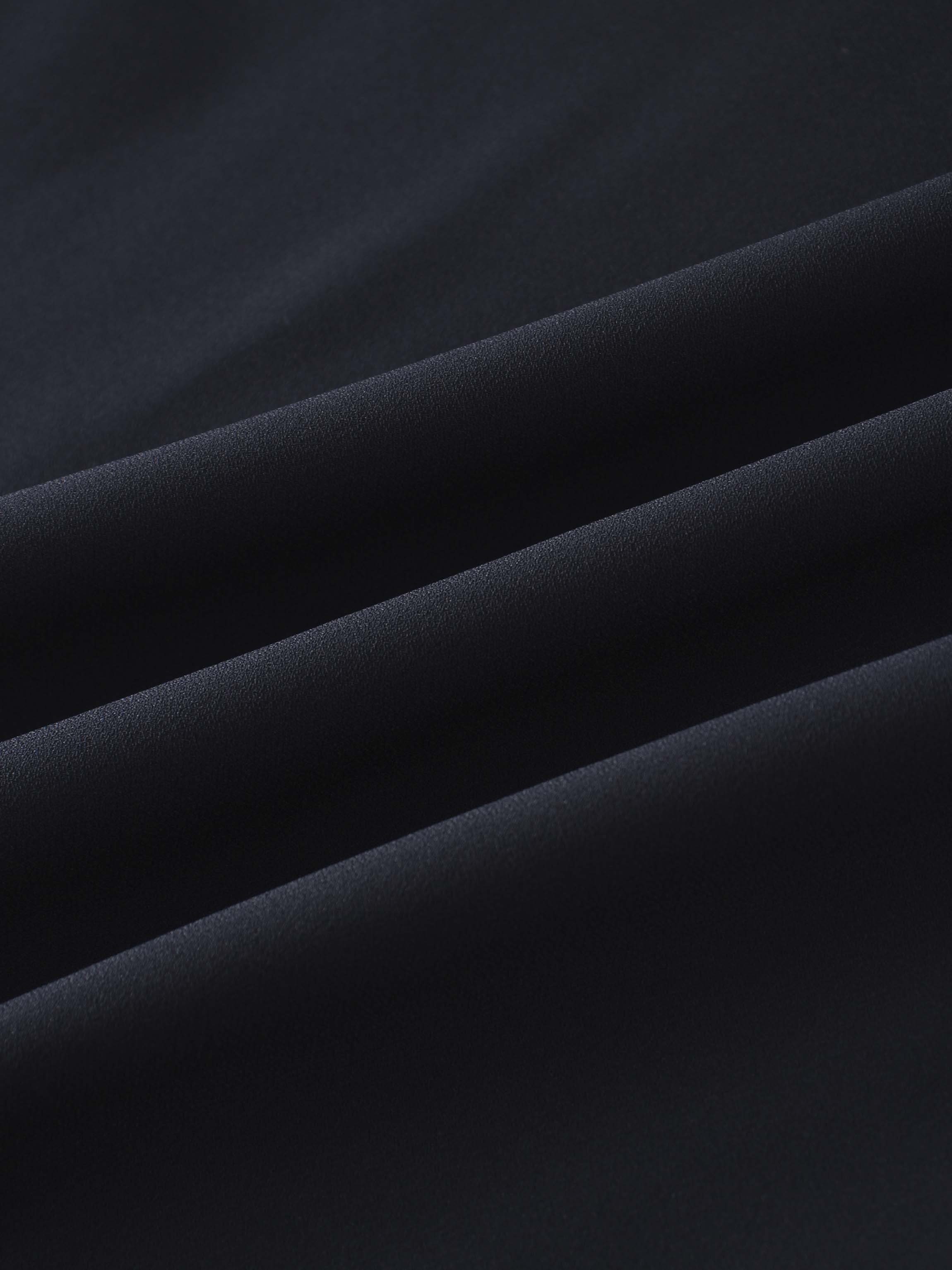 Crepe Slip Dress-Navy