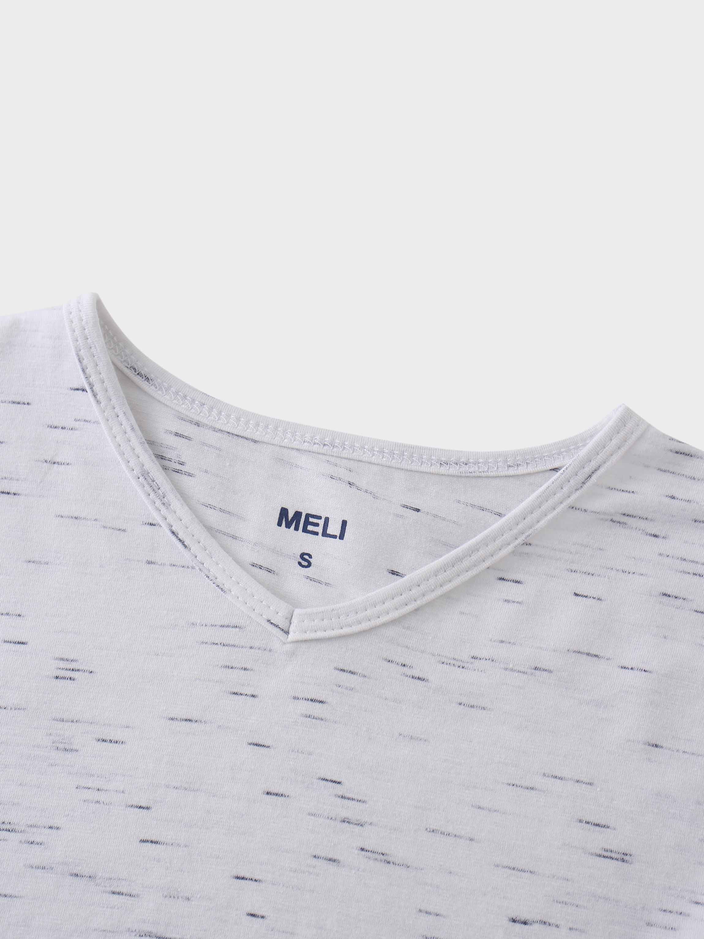 Spaced Dyed Tee-White