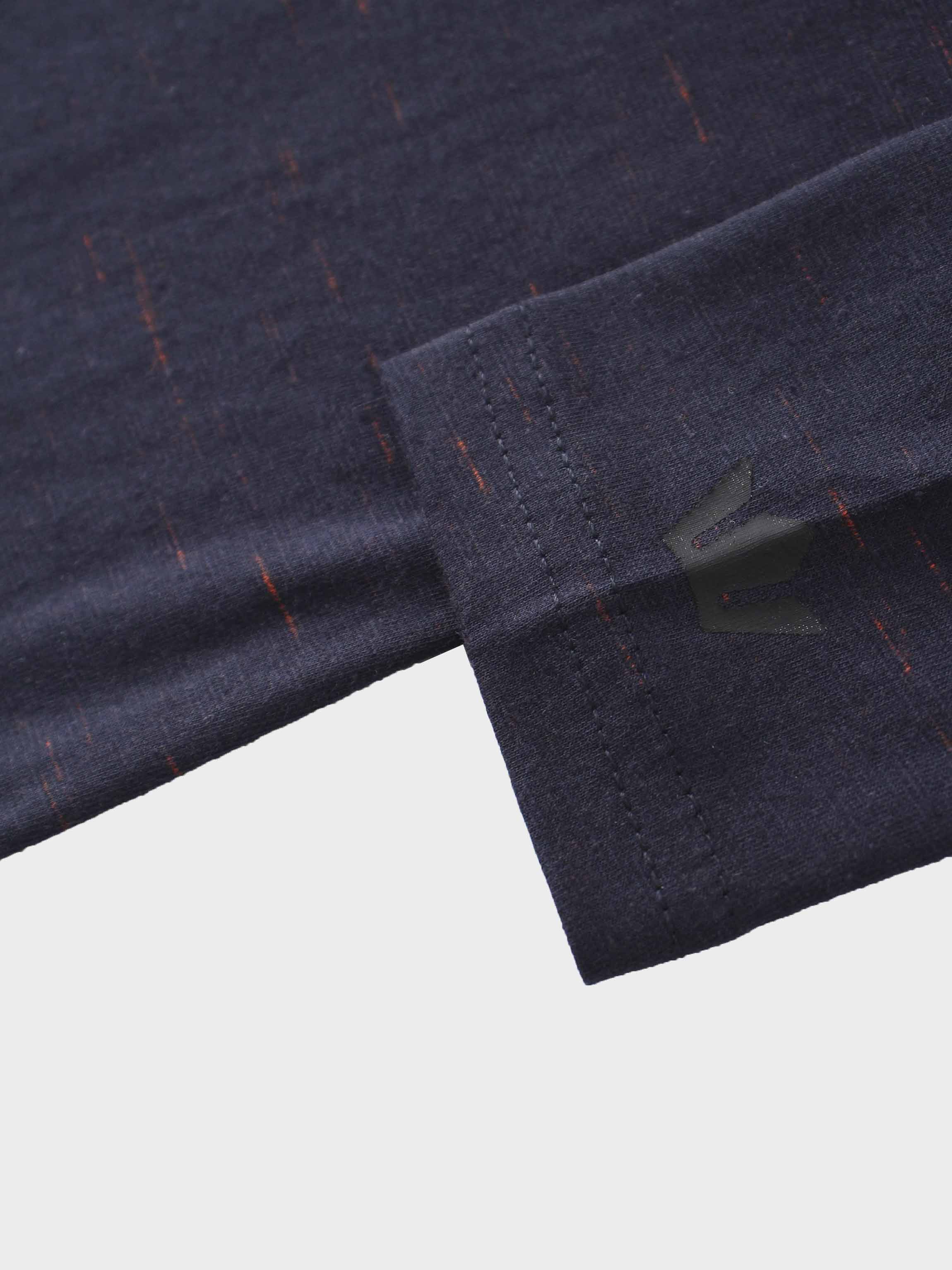 Spaced Dyed Tee-Black