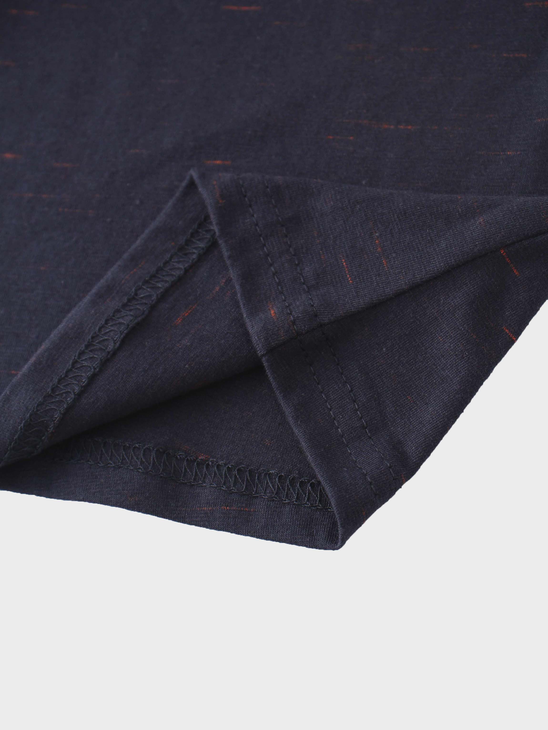 Spaced Dyed Tee-Black