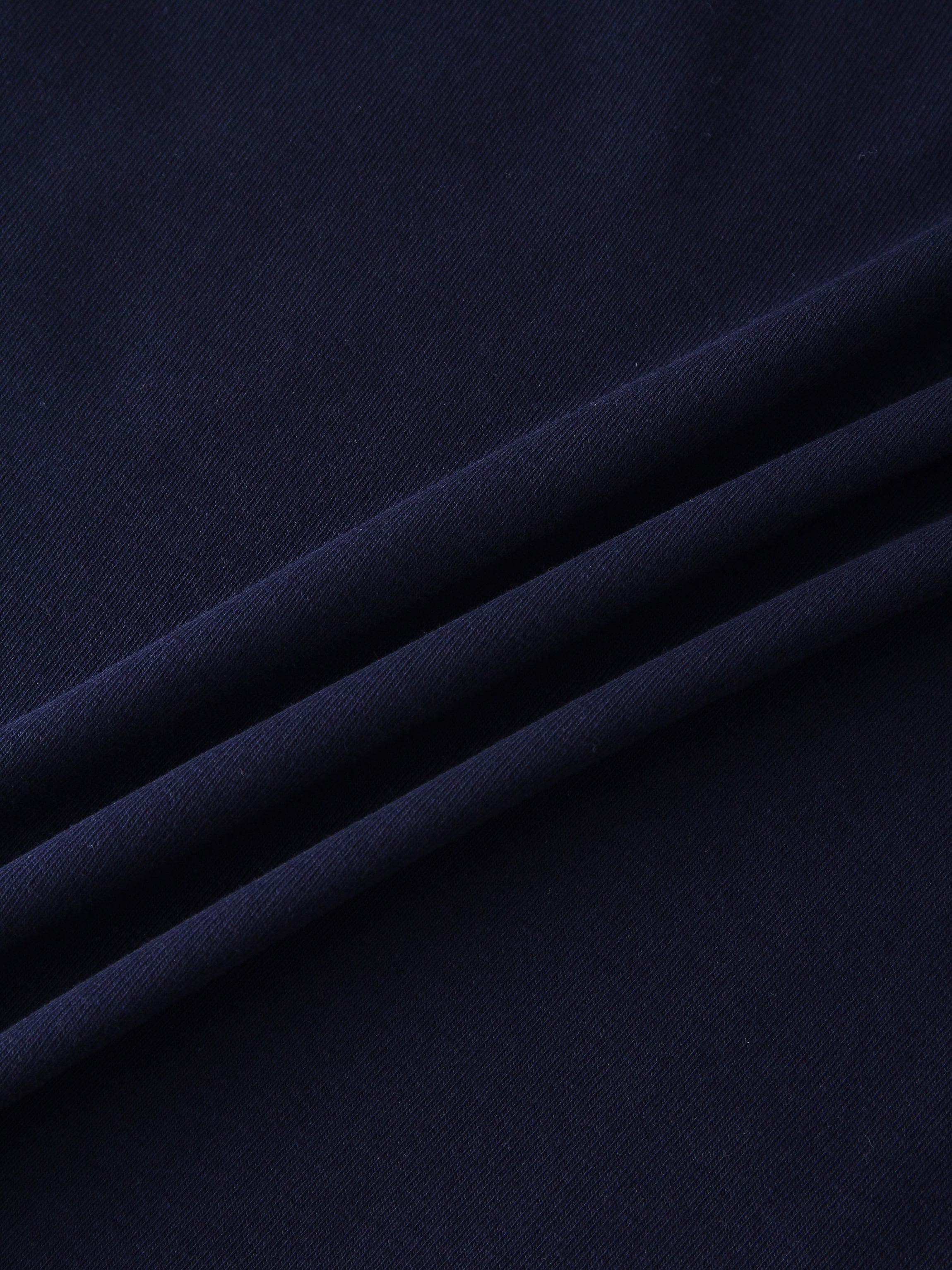 BASIC HIGH V TEE LS-NAVY