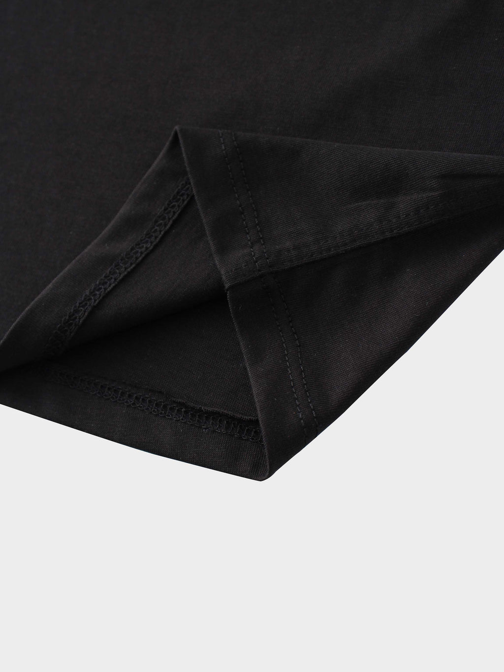 Bubble Sleeve T-Shirt-Black