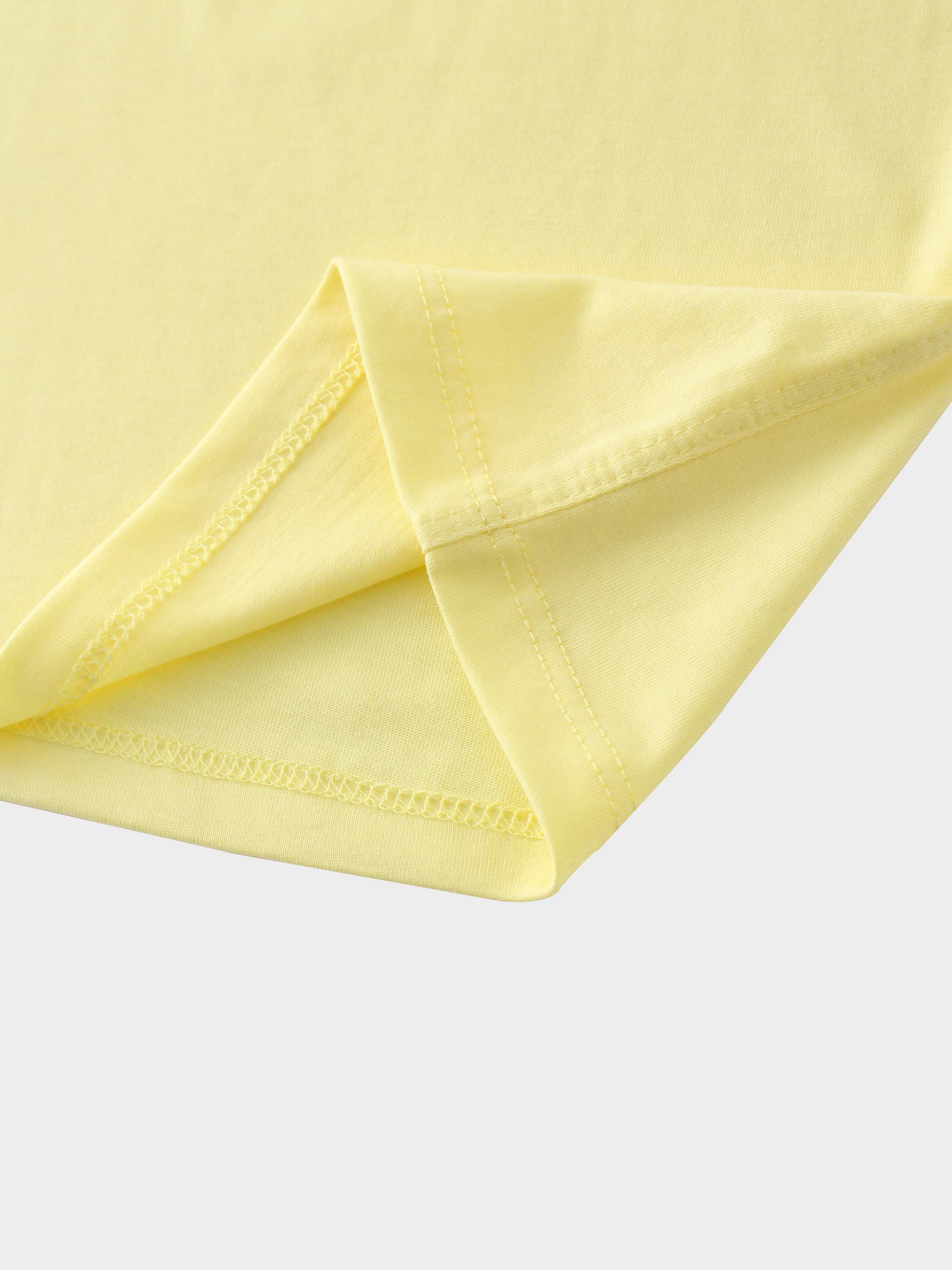 Bubble Sleeve T-Shirt-Yellow