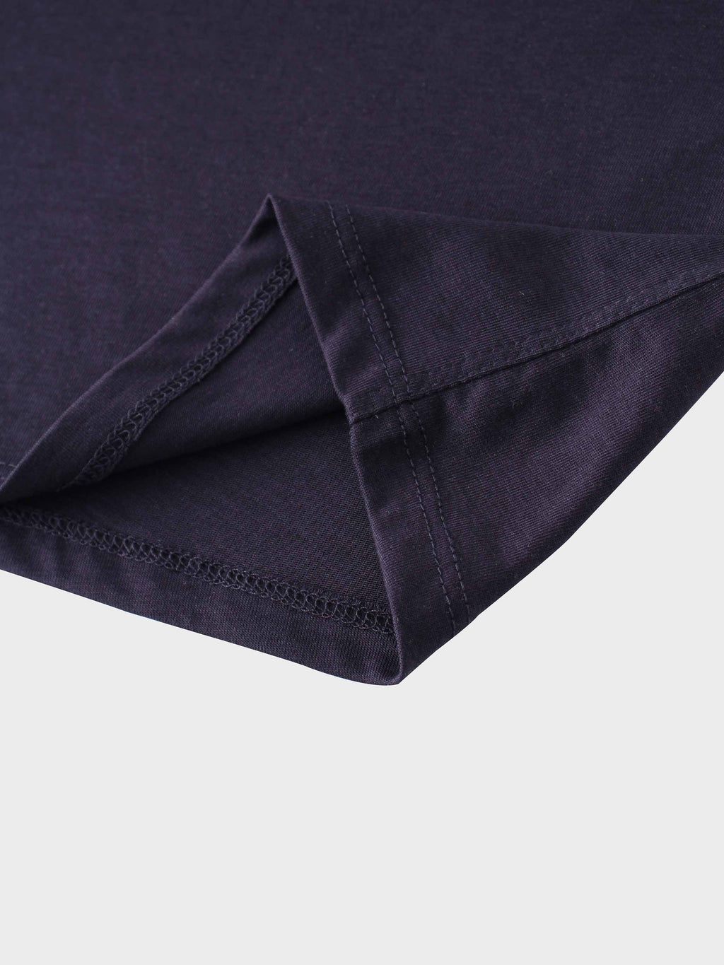 Bubble Sleeve T-Shirt-Navy