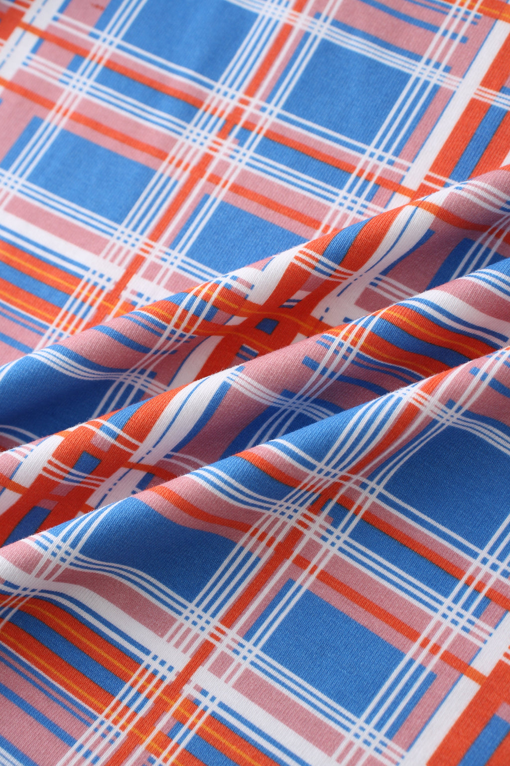 Basic Printed T-shirt-Plaid