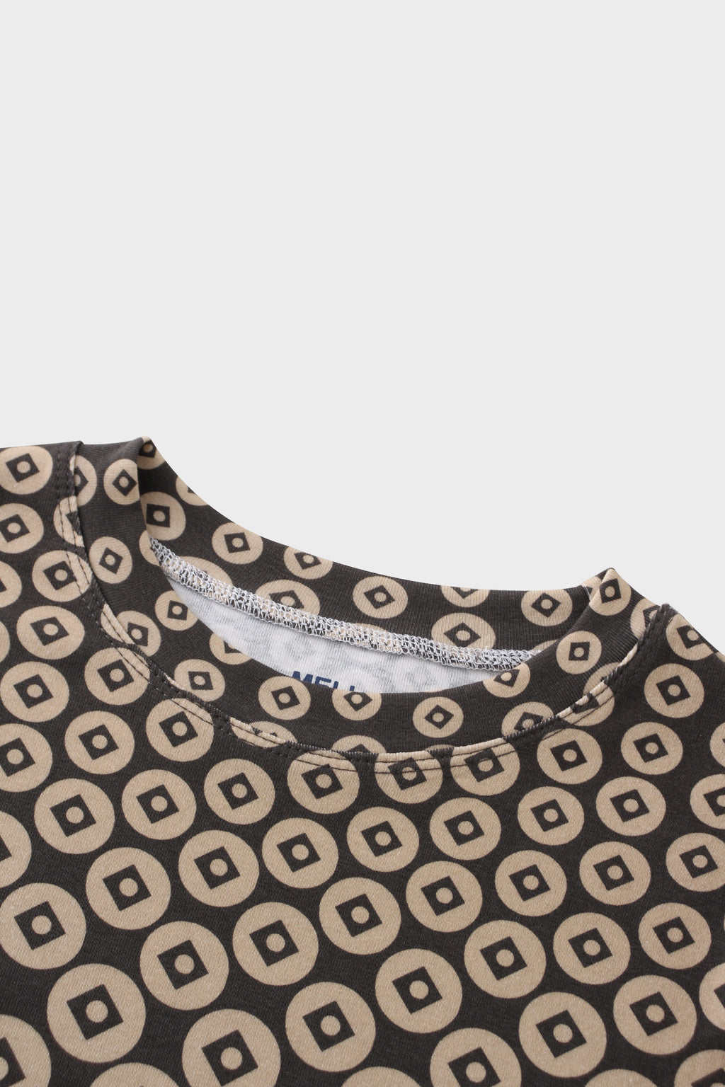 Basic Printed T-shirt-Geo Ombre