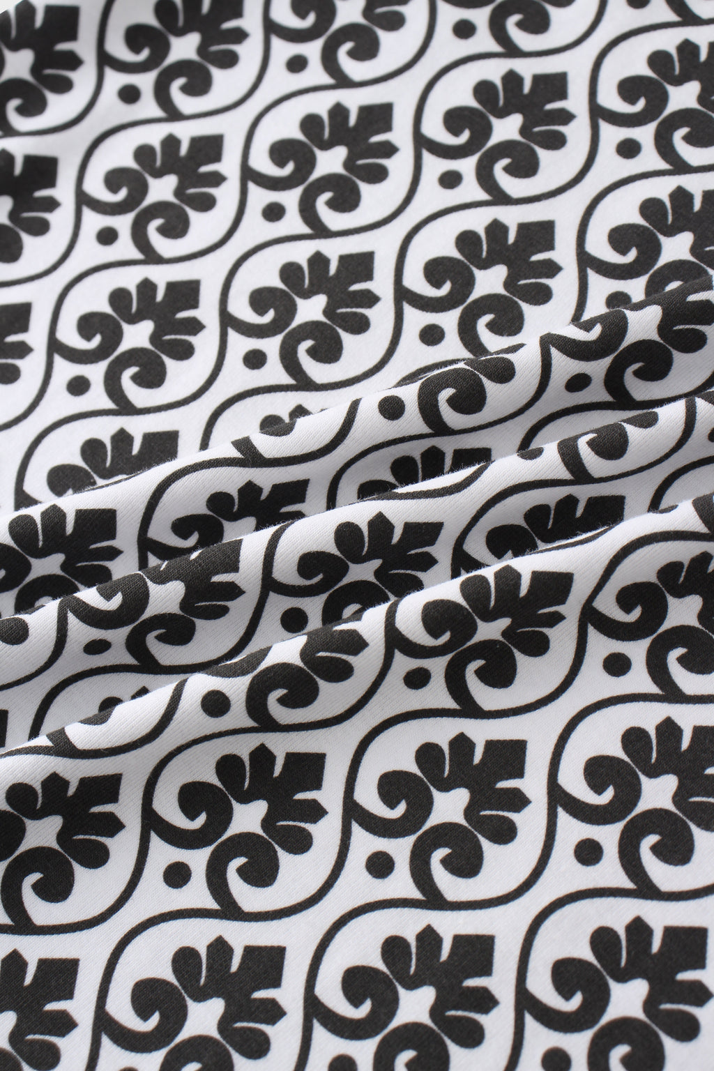 Basic Printed T-shirt-Damask