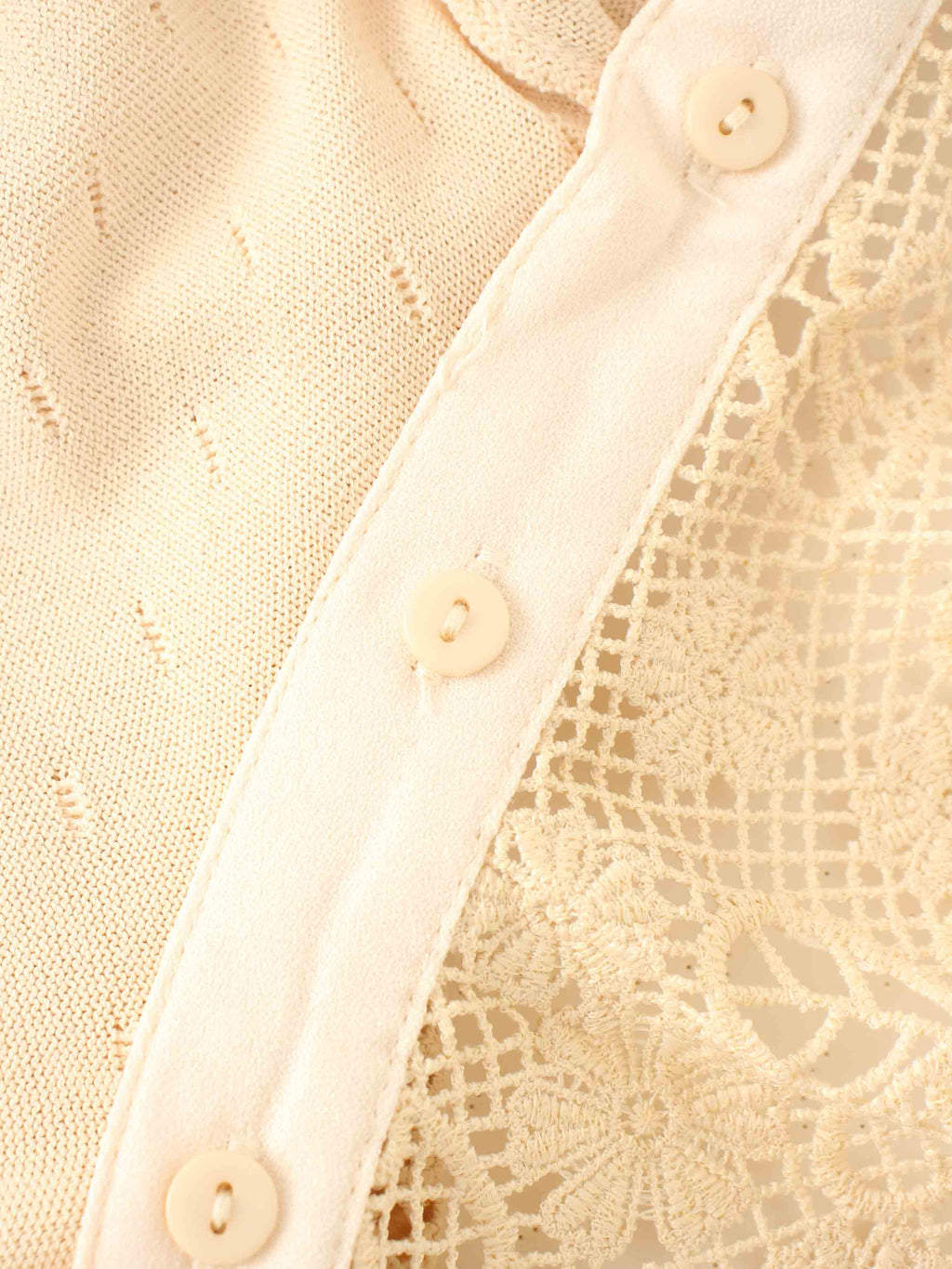 Crew Neck Pebbled Sweater-Bone