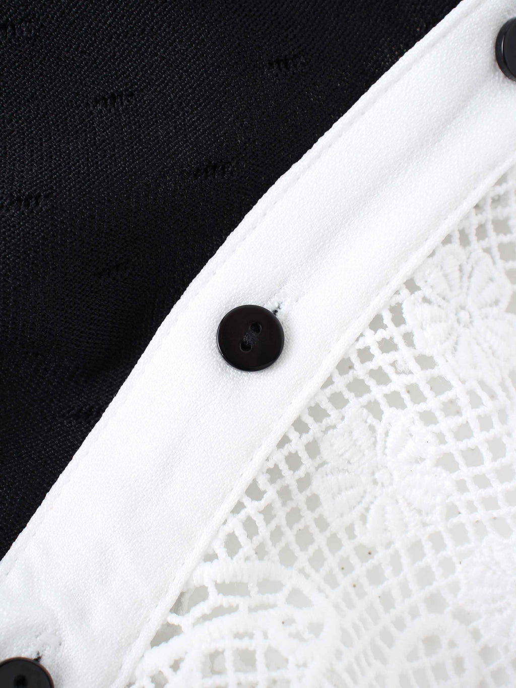 Crew Neck Pebbled Sweater-Black