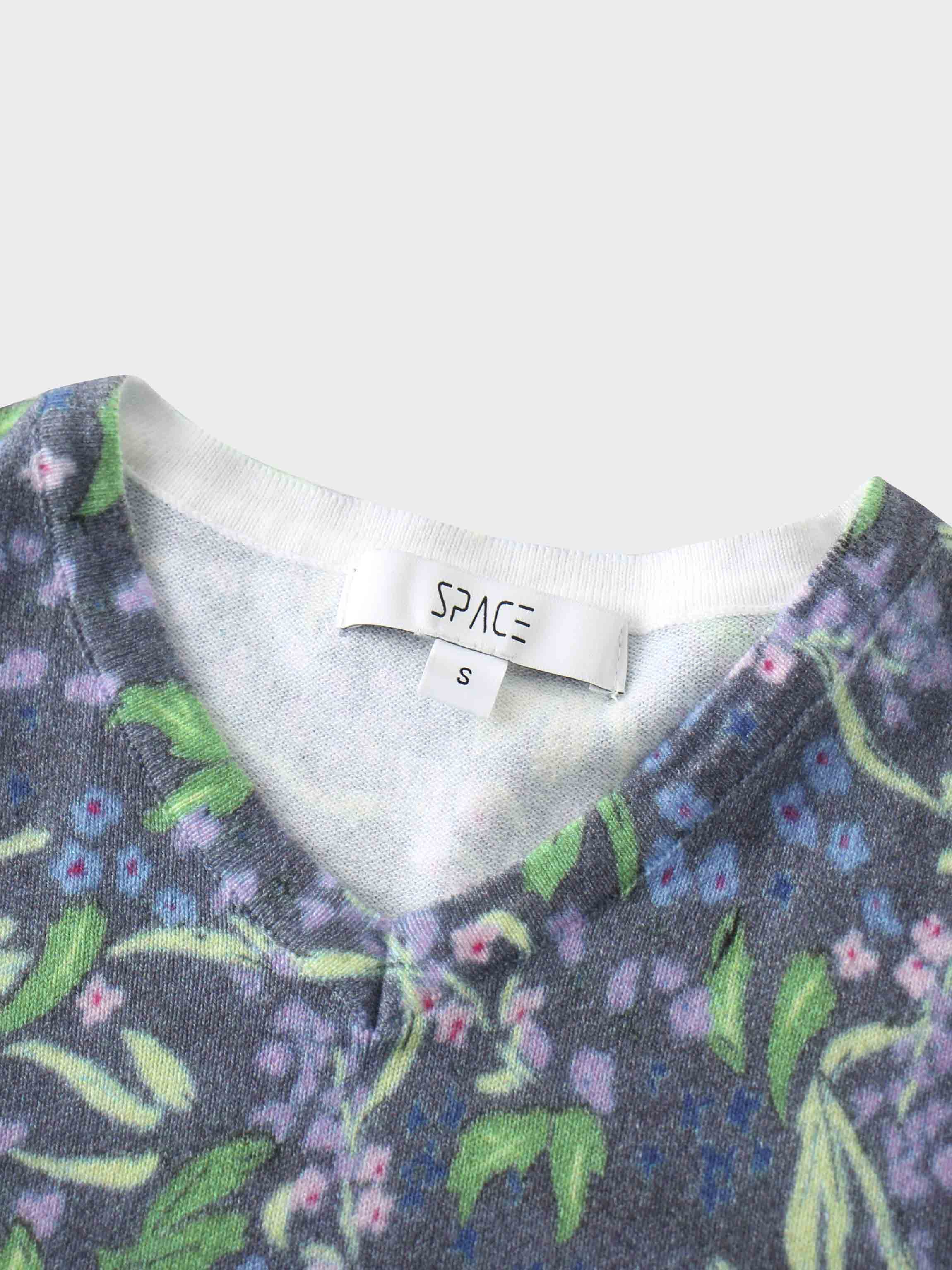 Floral Design Sweater-Lavender Blossom