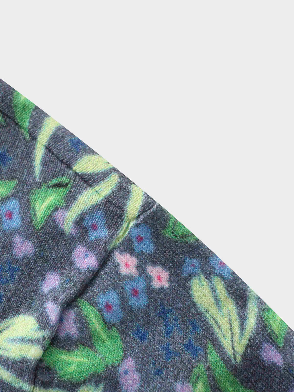 Floral Design Sweater-Lavender Blossom