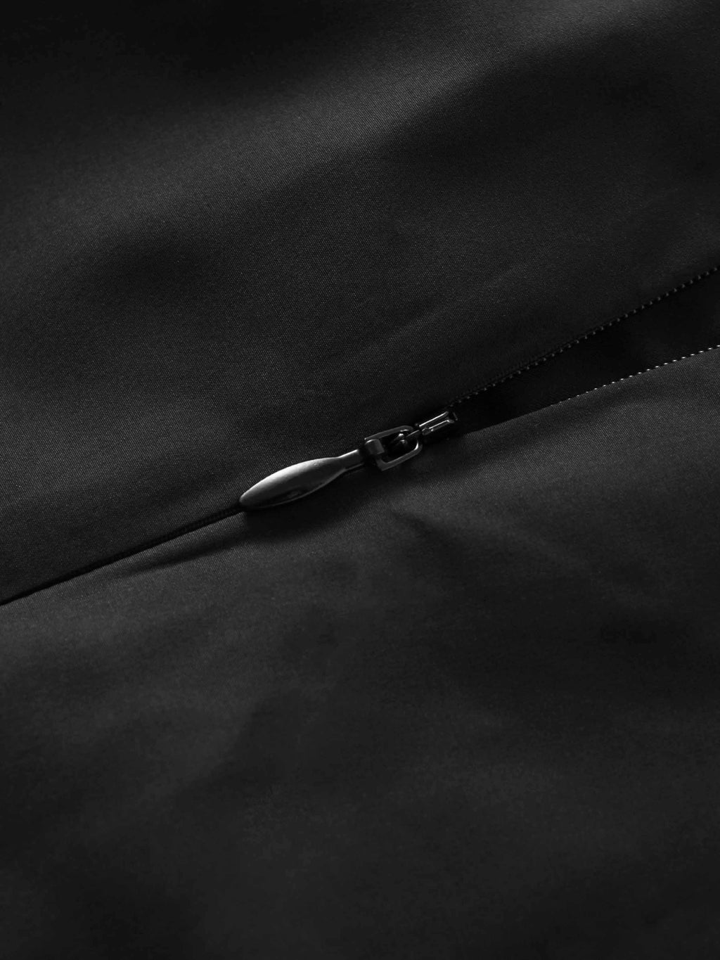 Taffeta Bubble Jumper-Black