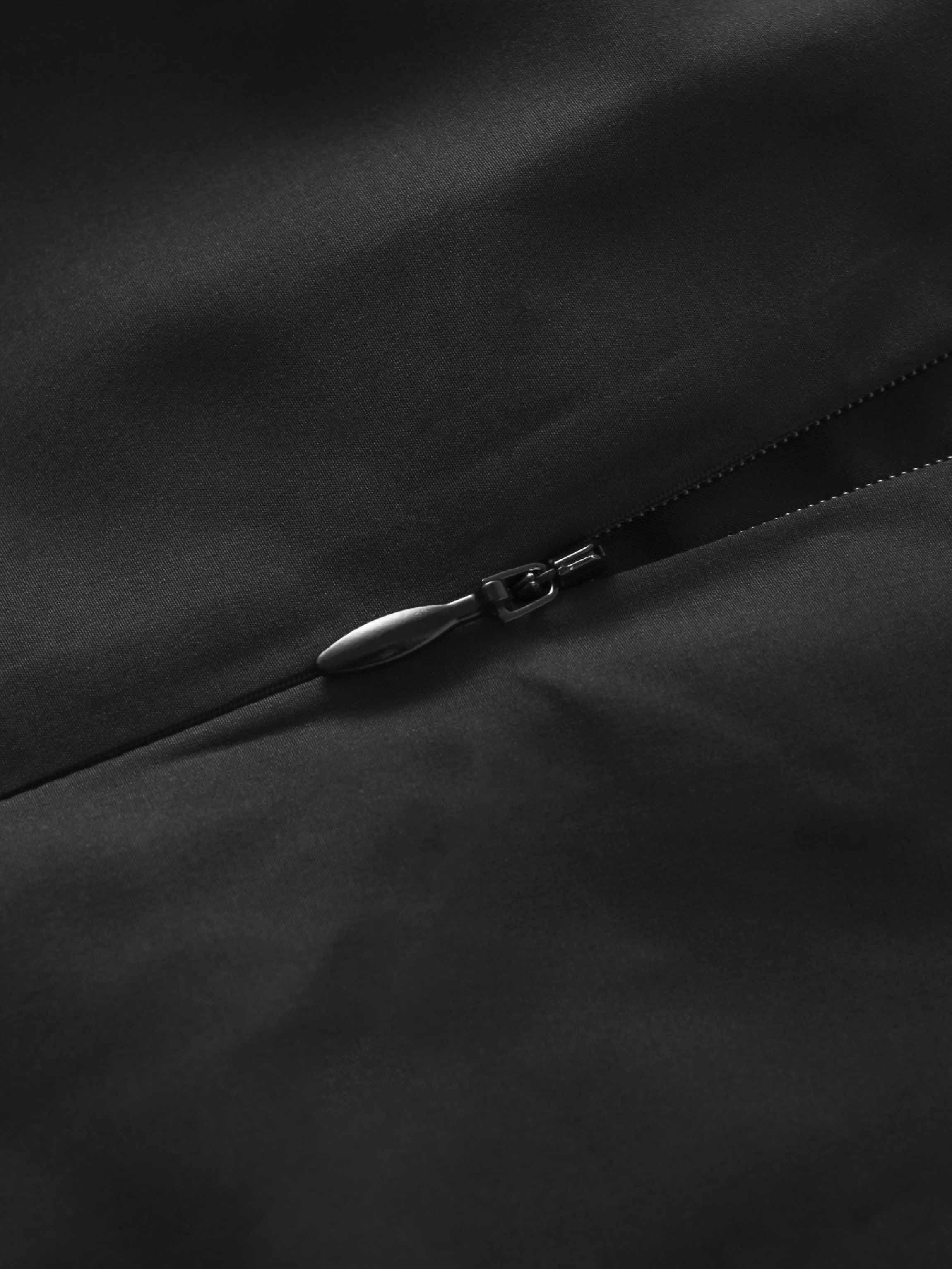 Taffeta Bubble Jumper-Black