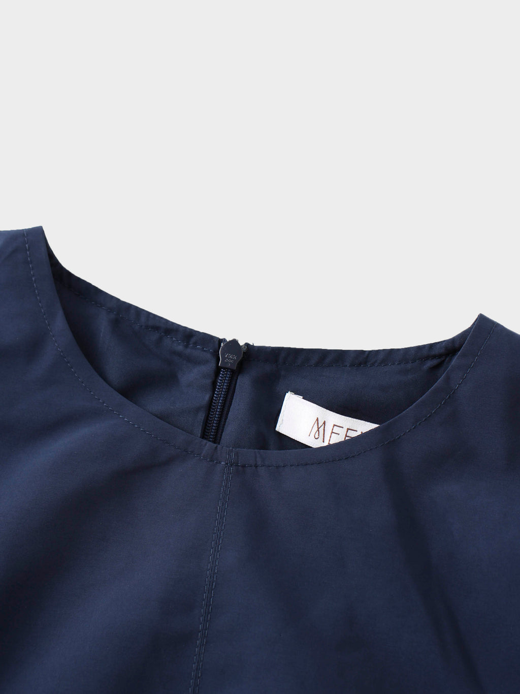 Taffeta Bubble Jumper-Navy