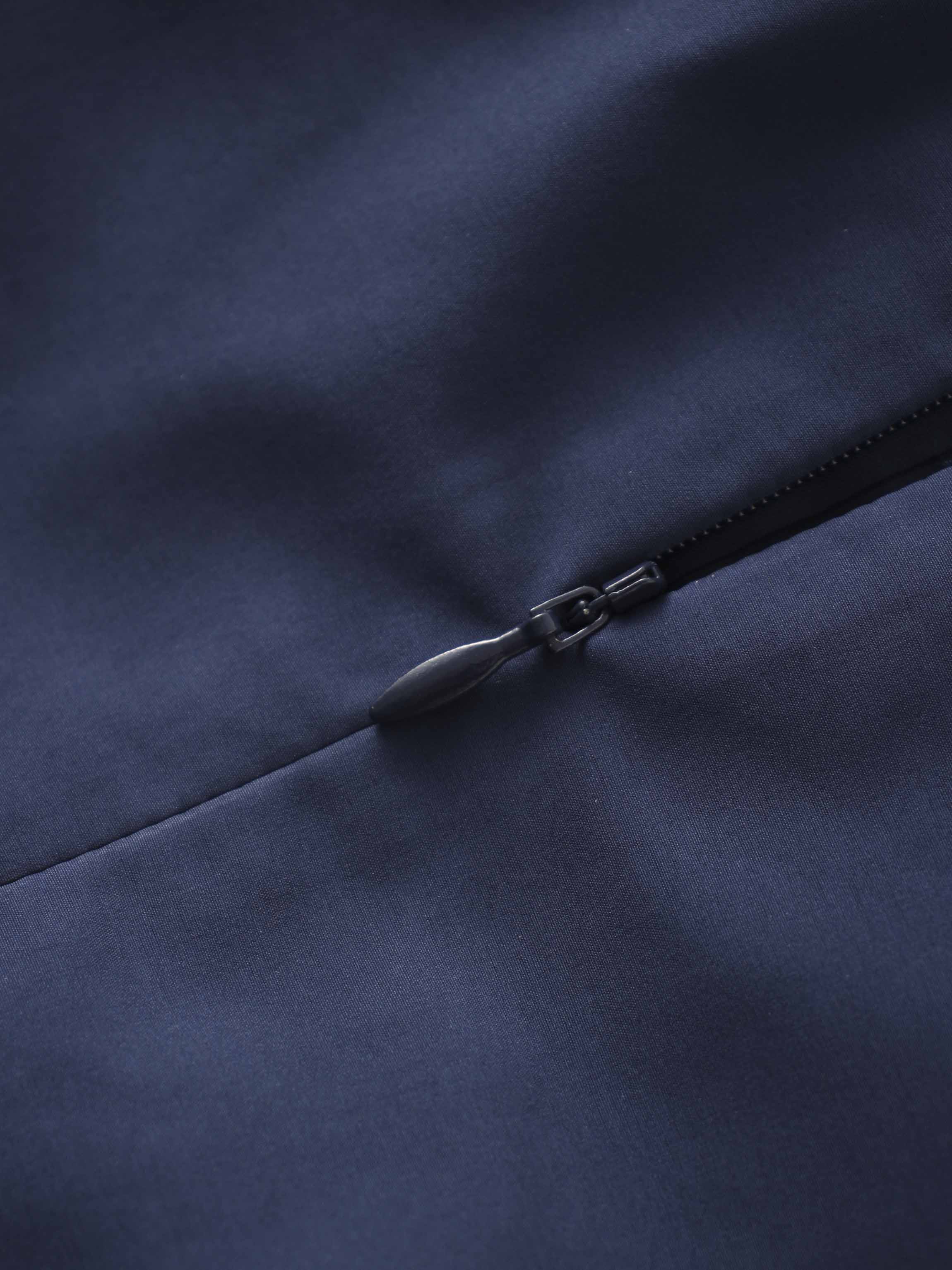 Taffeta Bubble Jumper-Navy