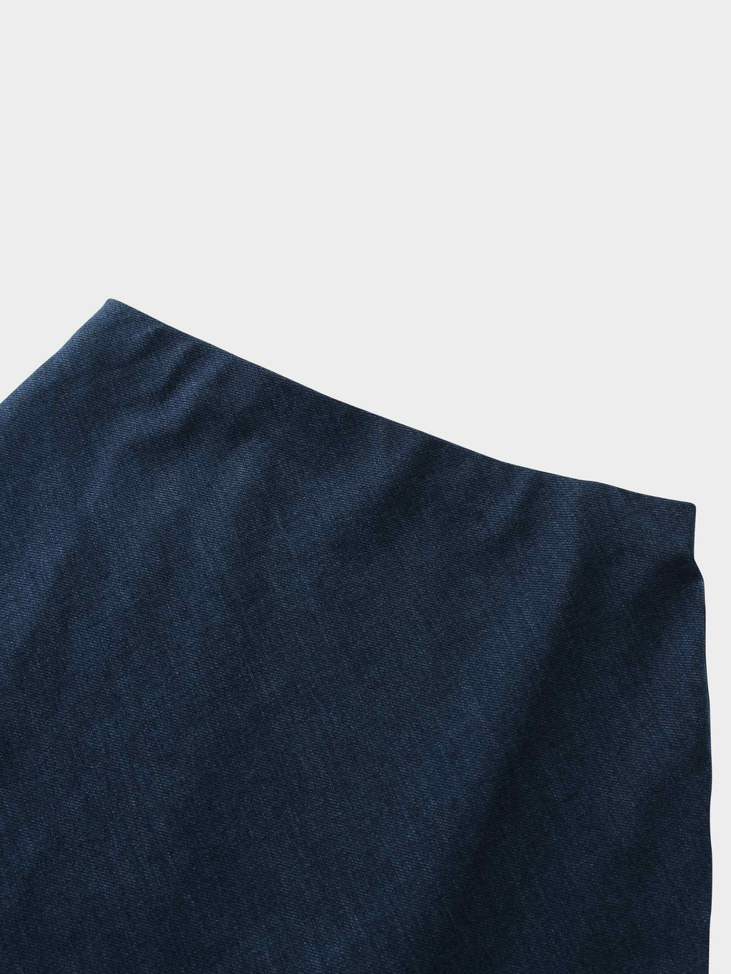 Classic Denim Skirt 37"-Dark Blue