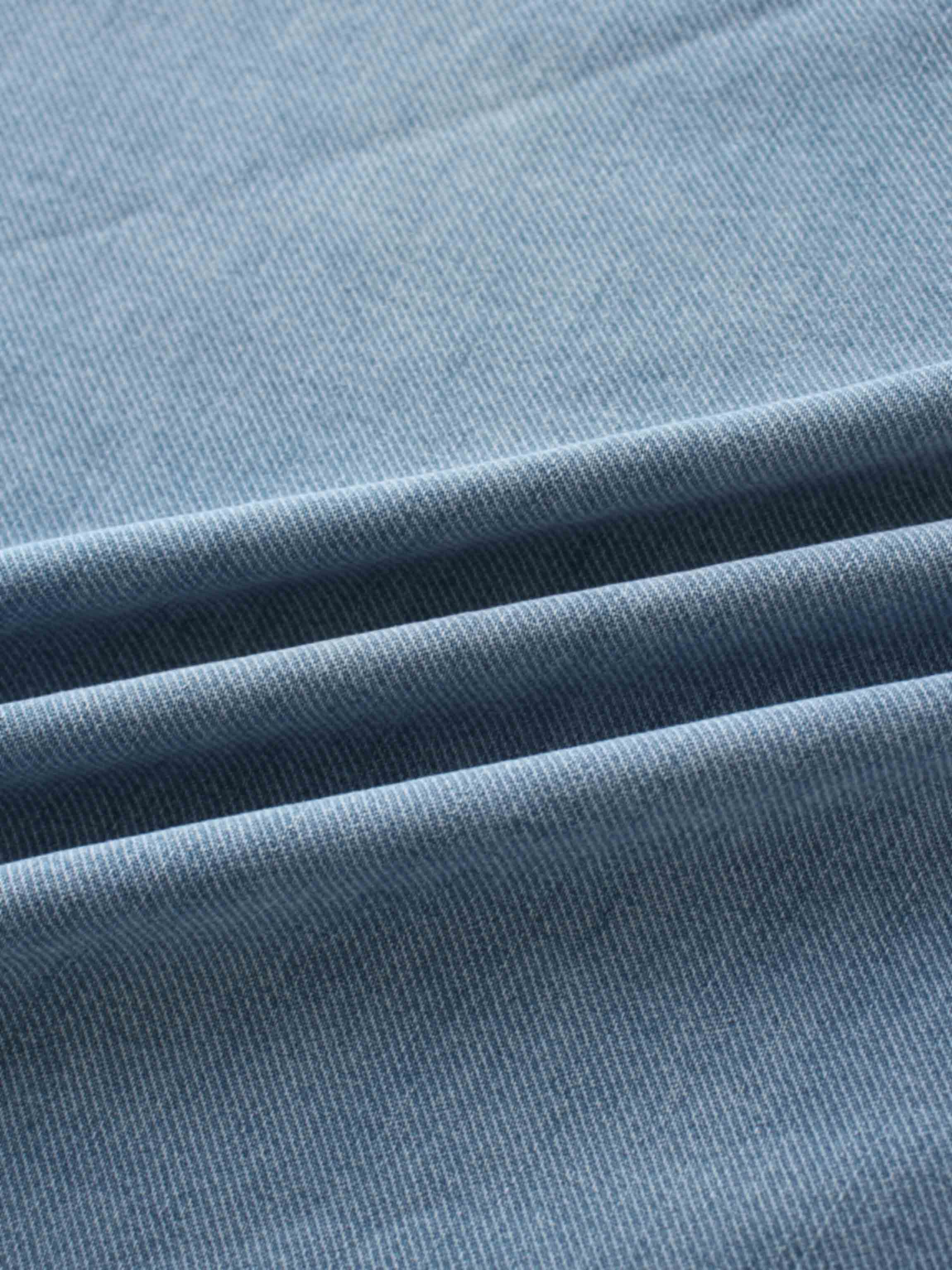 Classic Denim Skirt 35"-Light Blue