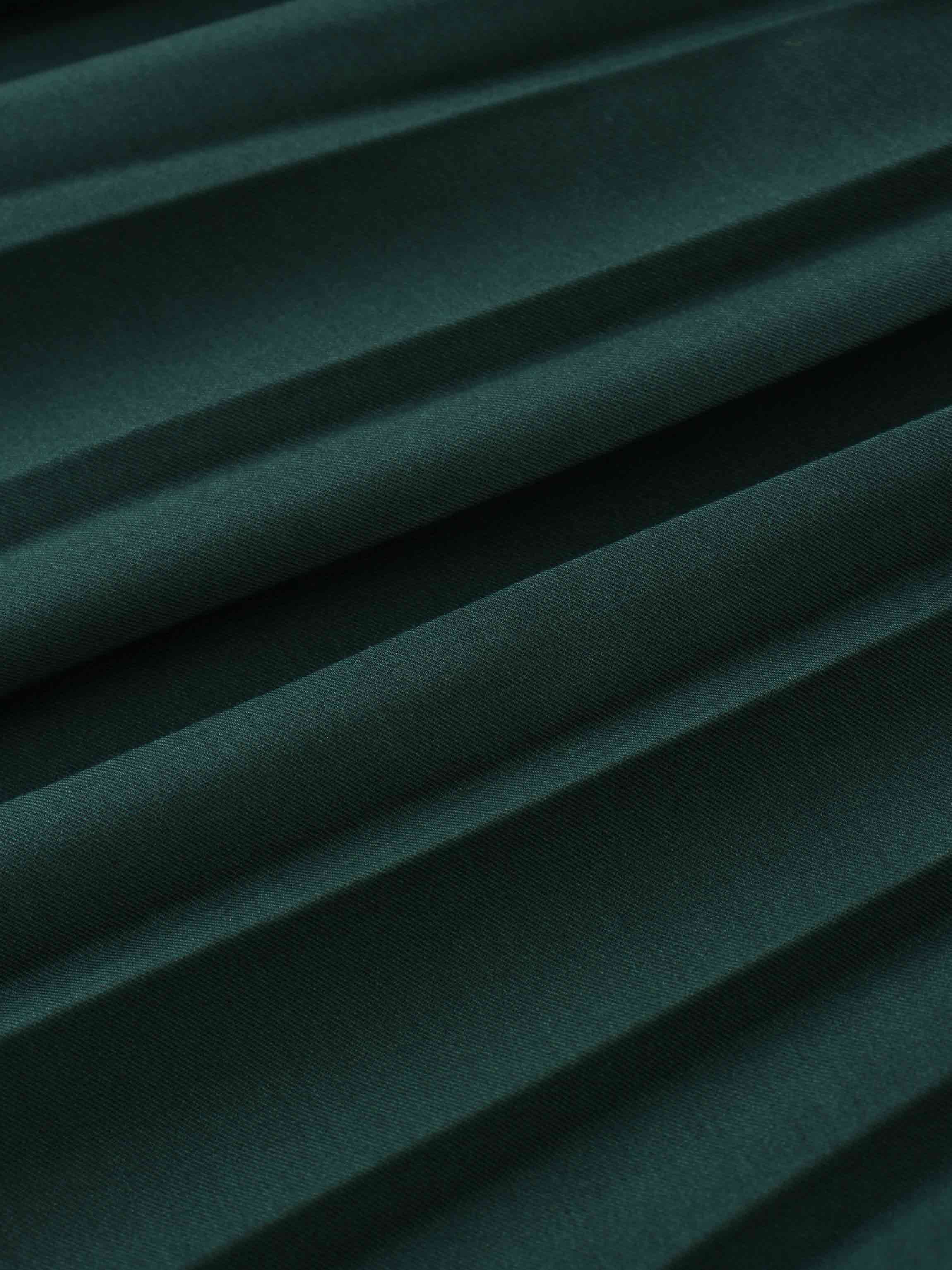 Pleated Skirt 35"-Emerald Green