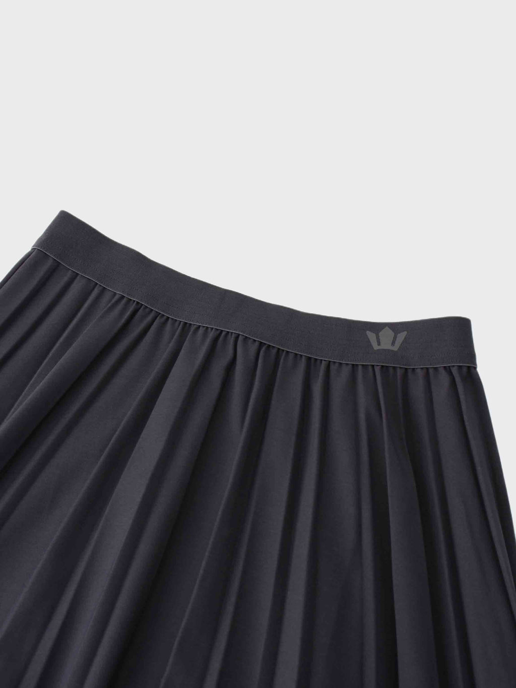 Pleated Skirt 35"-Dark Grey