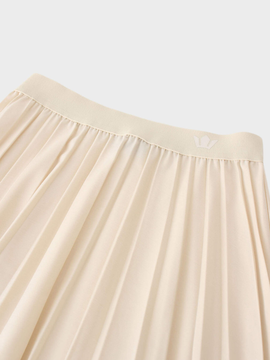 Pleated Skirt 37"-Ivory