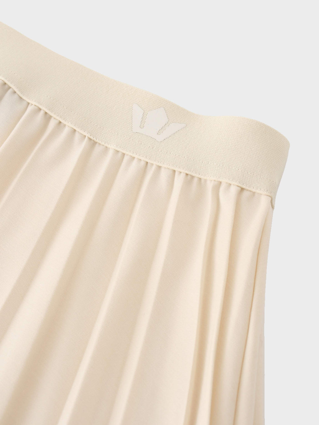 Pleated Skirt 37"-Ivory
