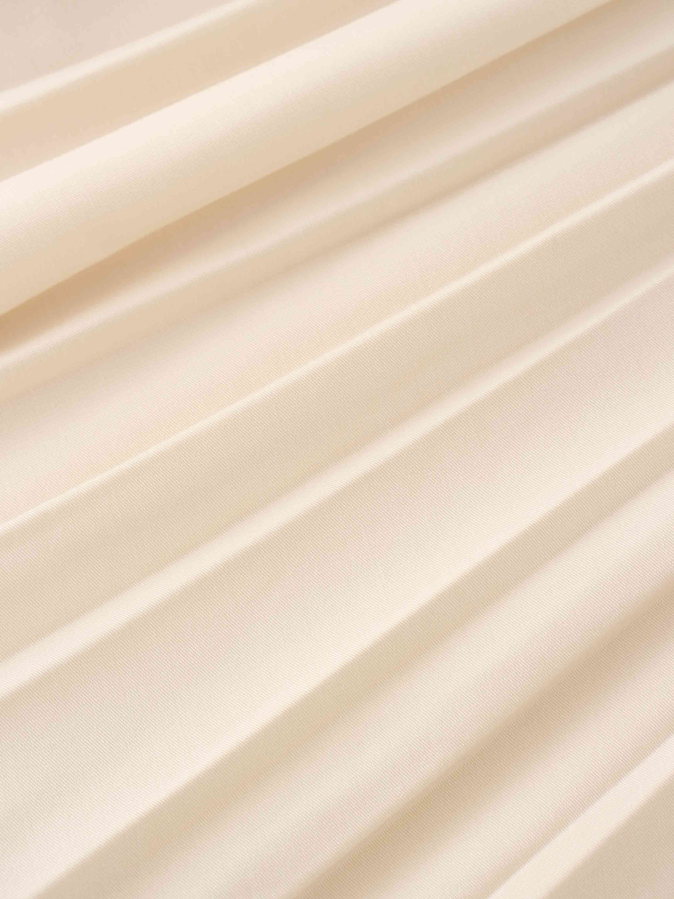 Pleated Skirt 35"-Ivory