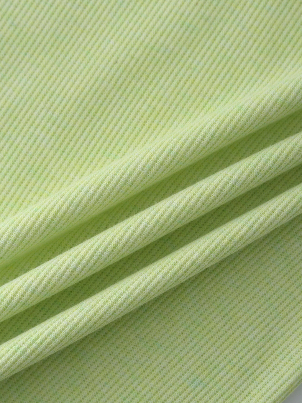 Ribbed Collar T-Shirt-Yellow