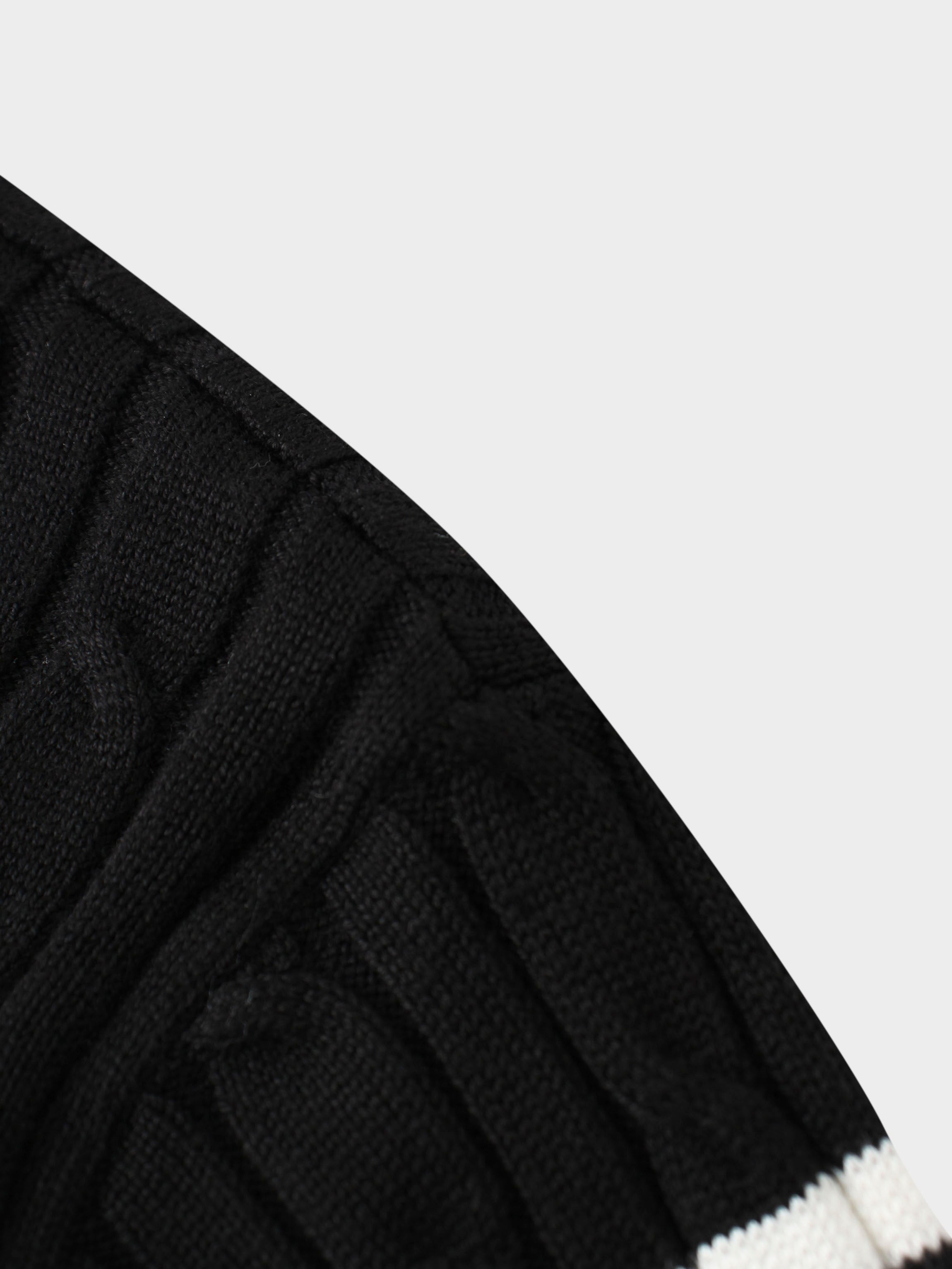 Striped Cable Sweater-Nautical Stripe