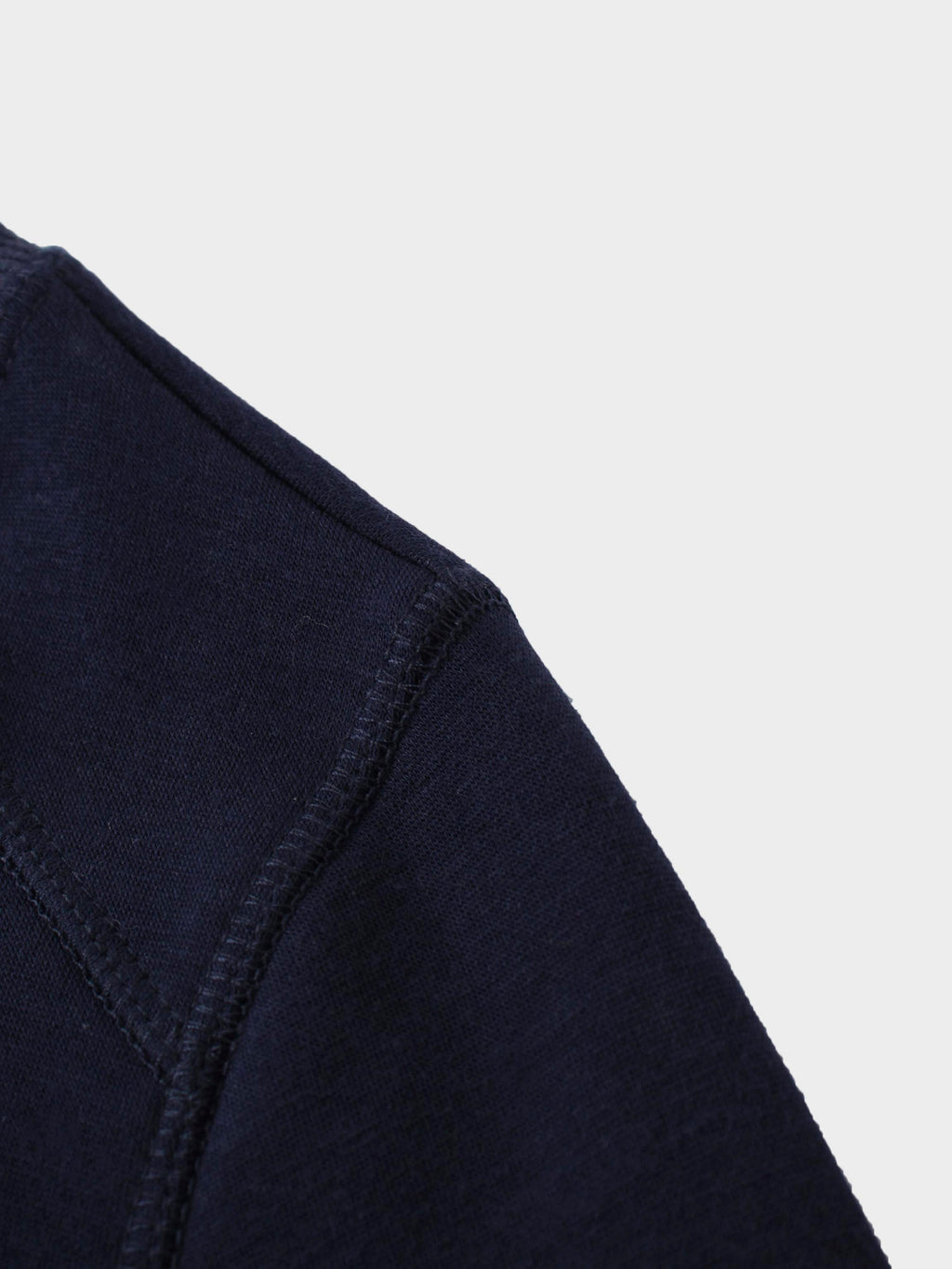 Zip Up Bomber Sweatshirt-Navy