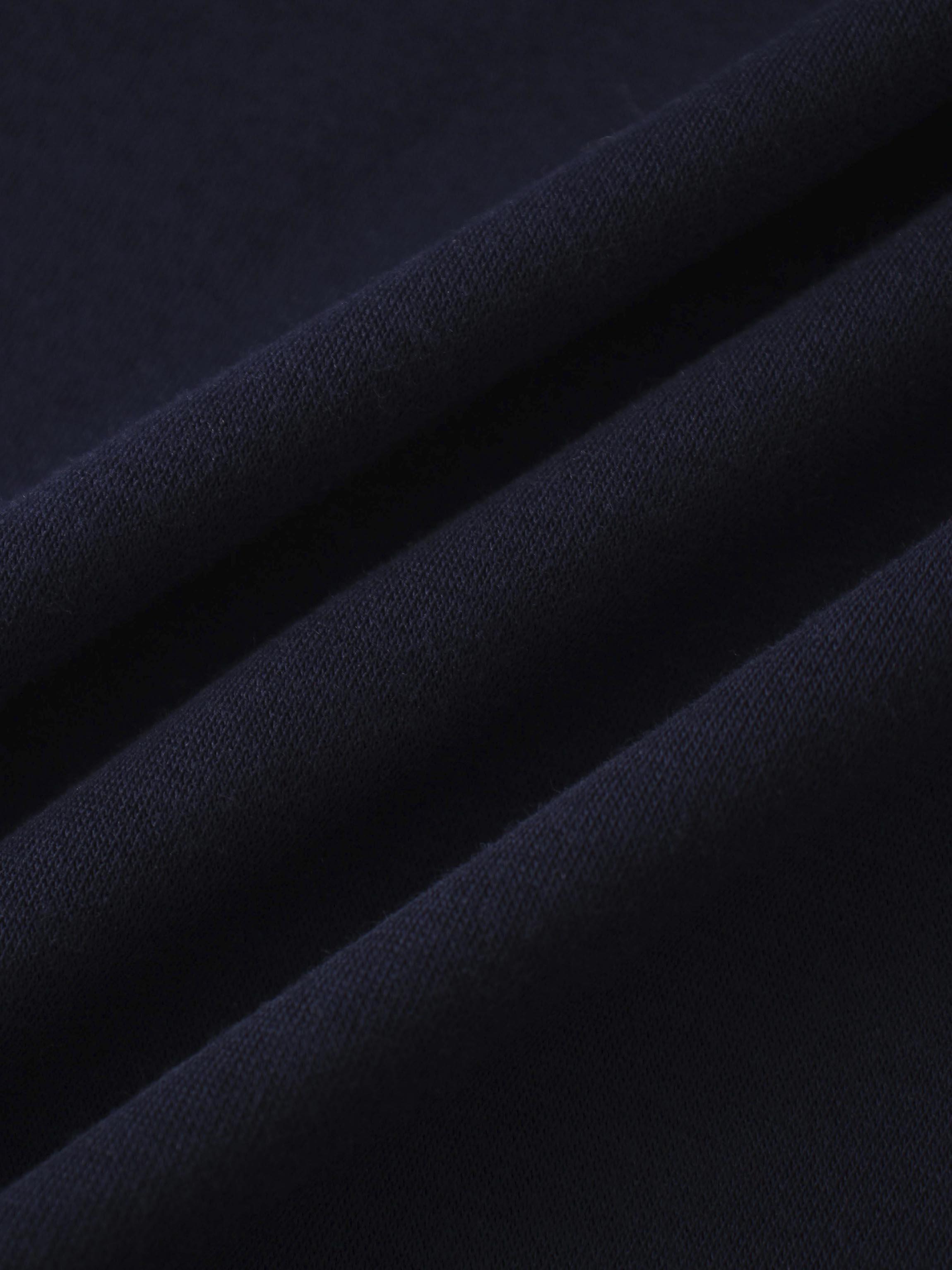 Zip Up Bomber Sweatshirt-Navy