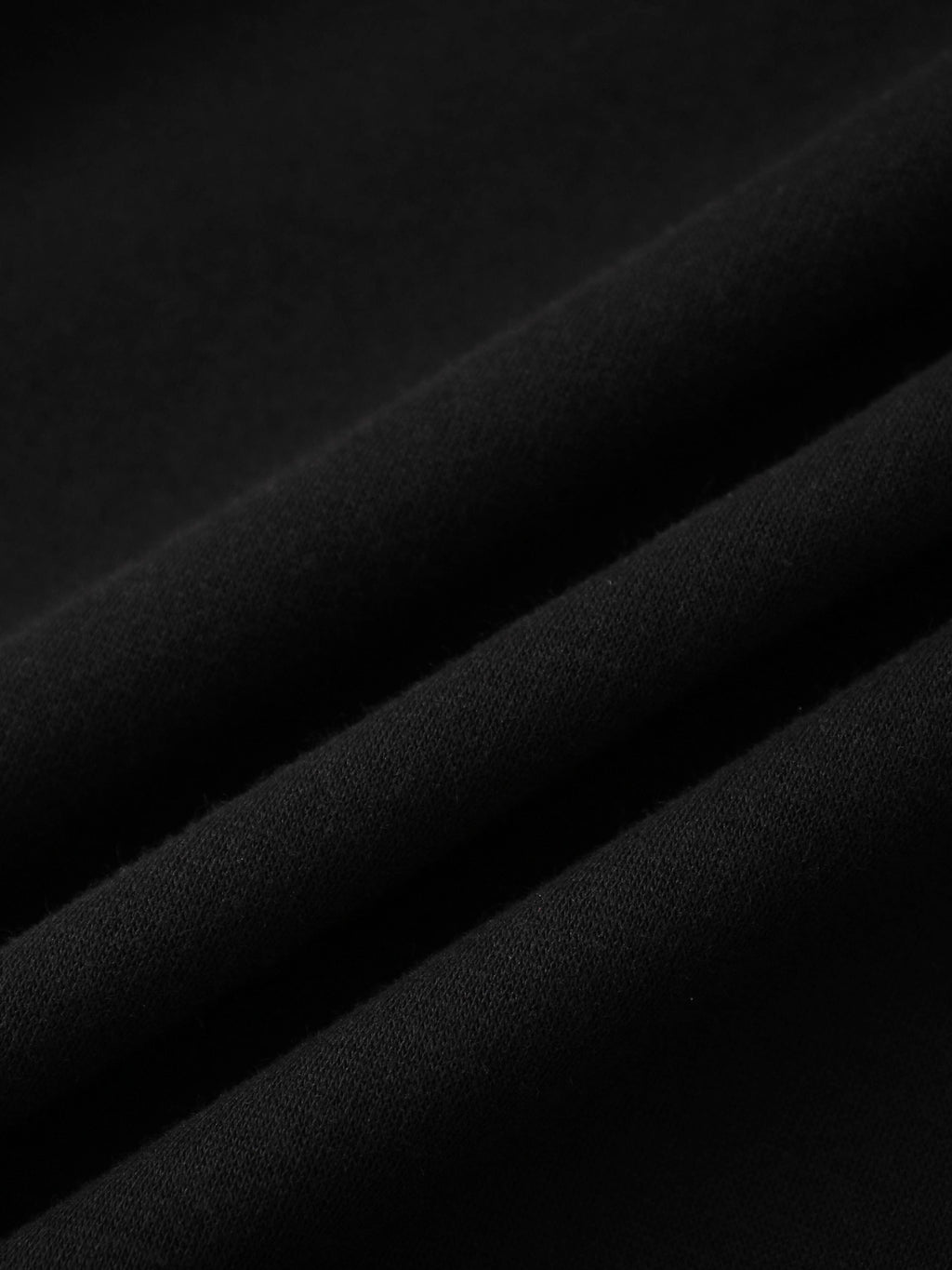 Zip Up Bomber Sweatshirt-Black