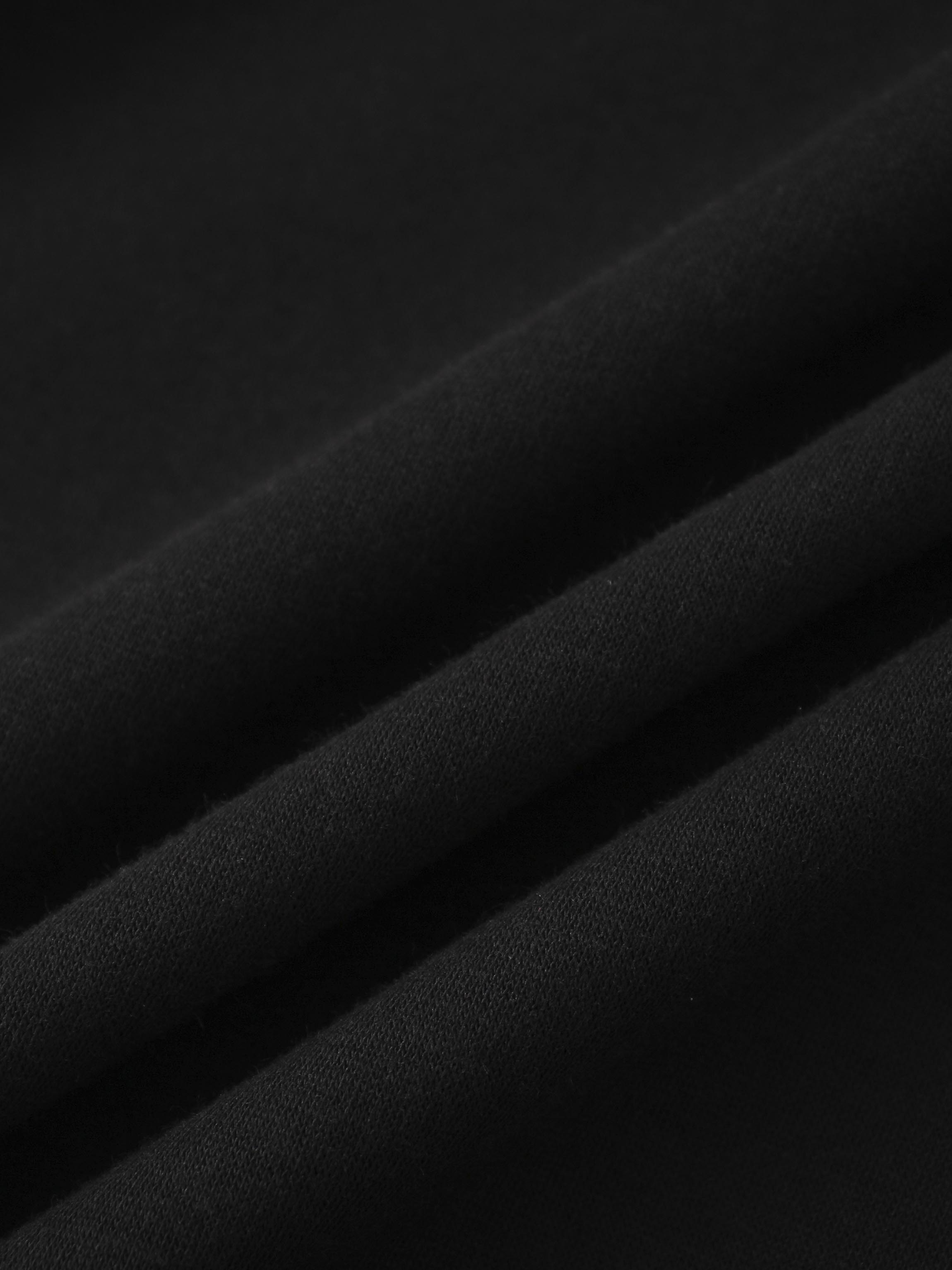 Zip Up Bomber Sweatshirt-Black