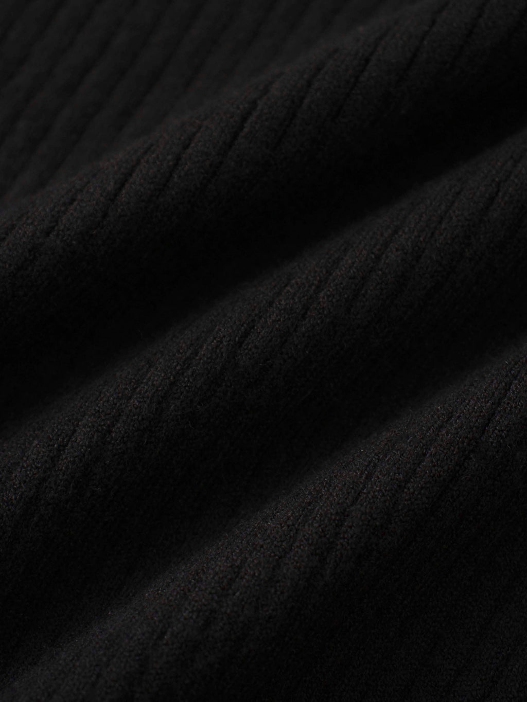 Knit Crop Sweater Dress Set-Black/Cream