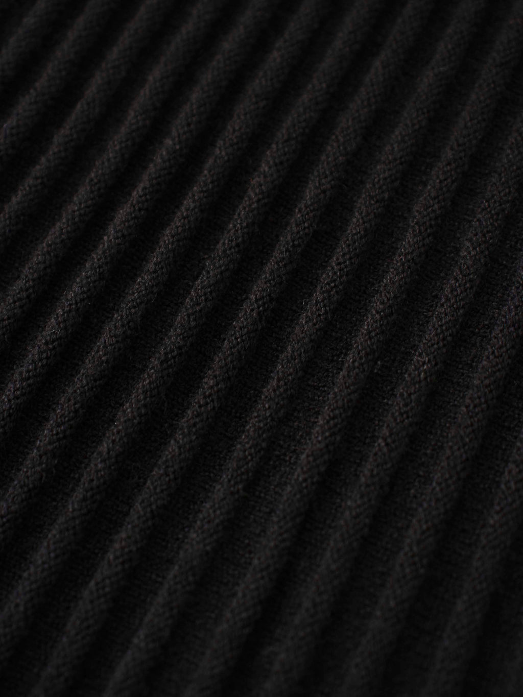 Knit Crop Sweater Dress Set-Black/Cream