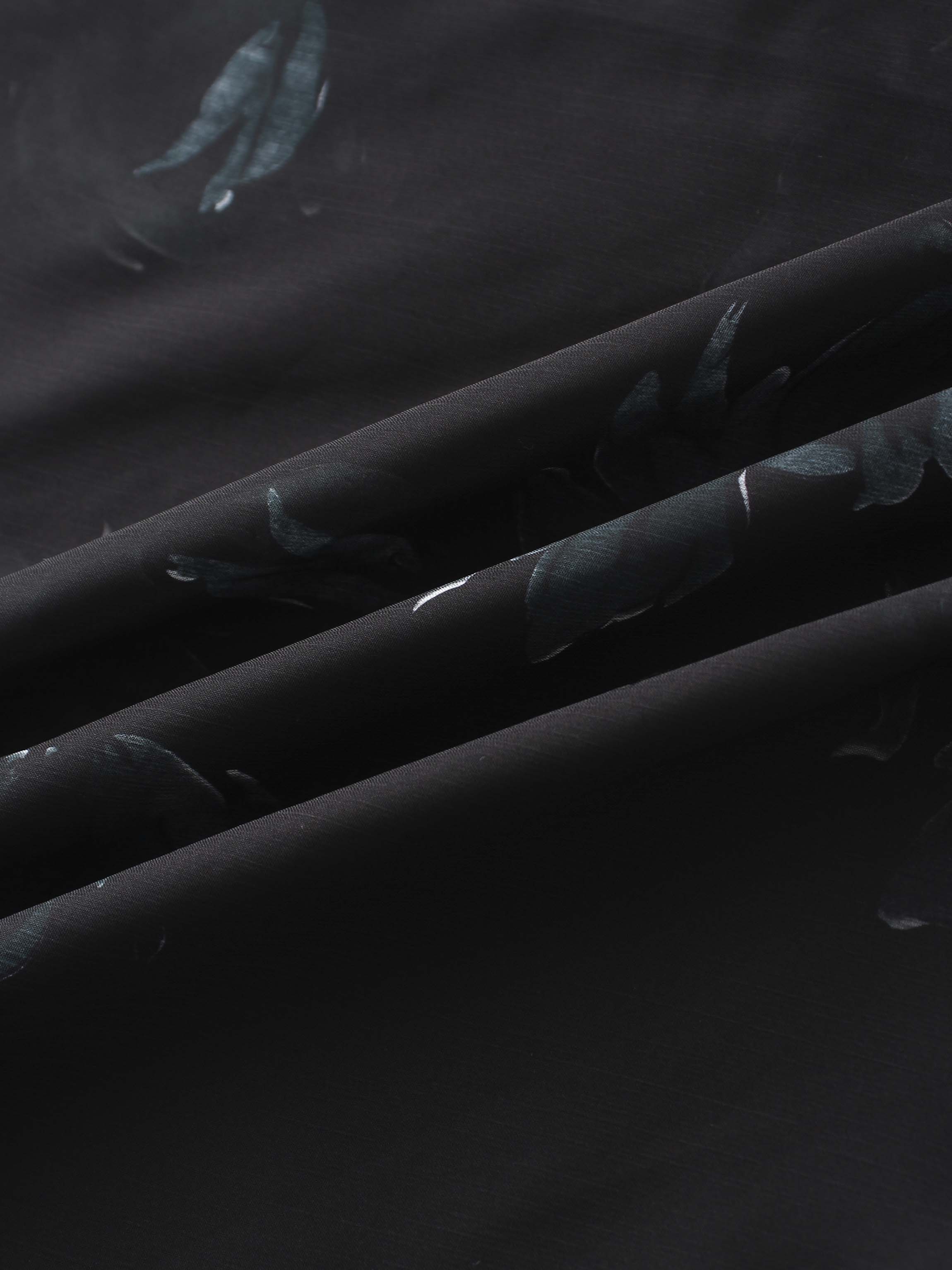 Asymmetrical Bottom Belted Dress-Green Floral