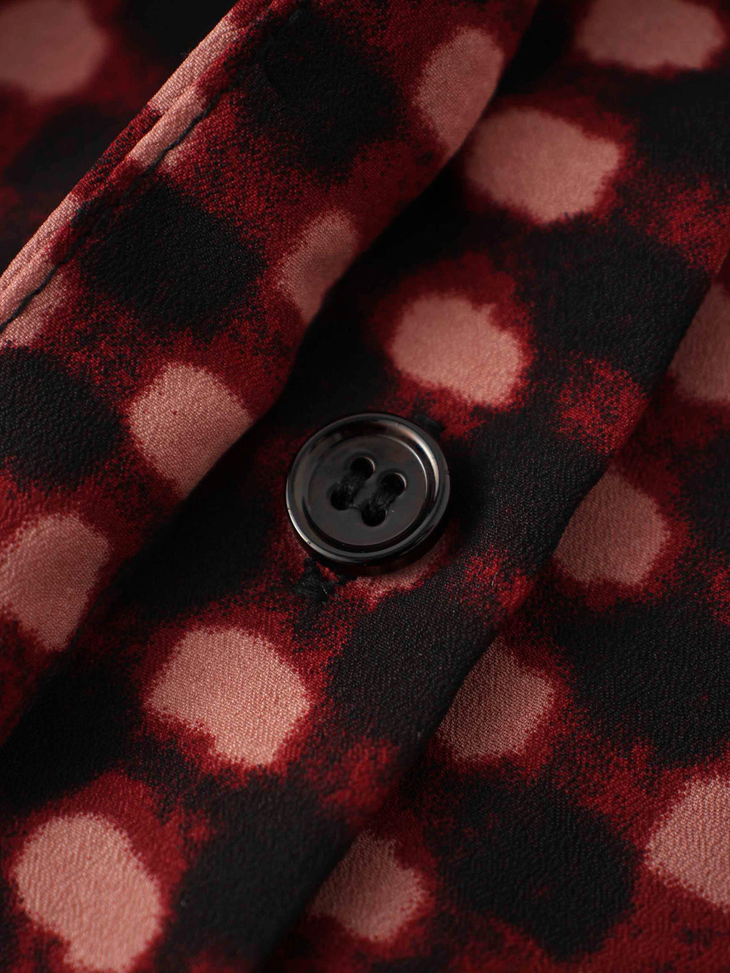 Basic Belted A-Line Dress-Burgundy/Pink