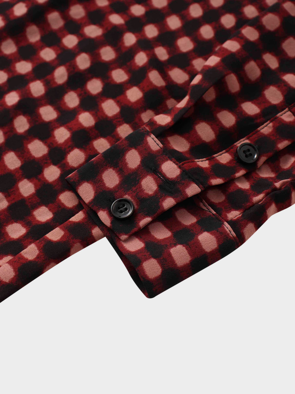 Basic Belted A-Line Dress-Burgundy/Pink