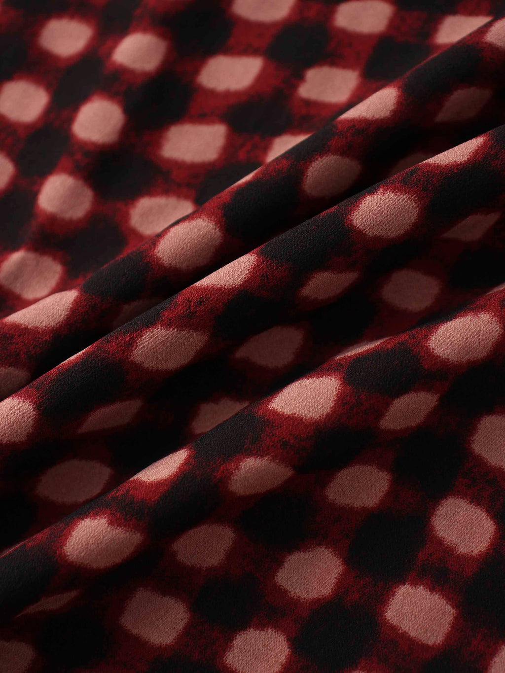 Basic Belted A-Line Dress-Burgundy/Pink