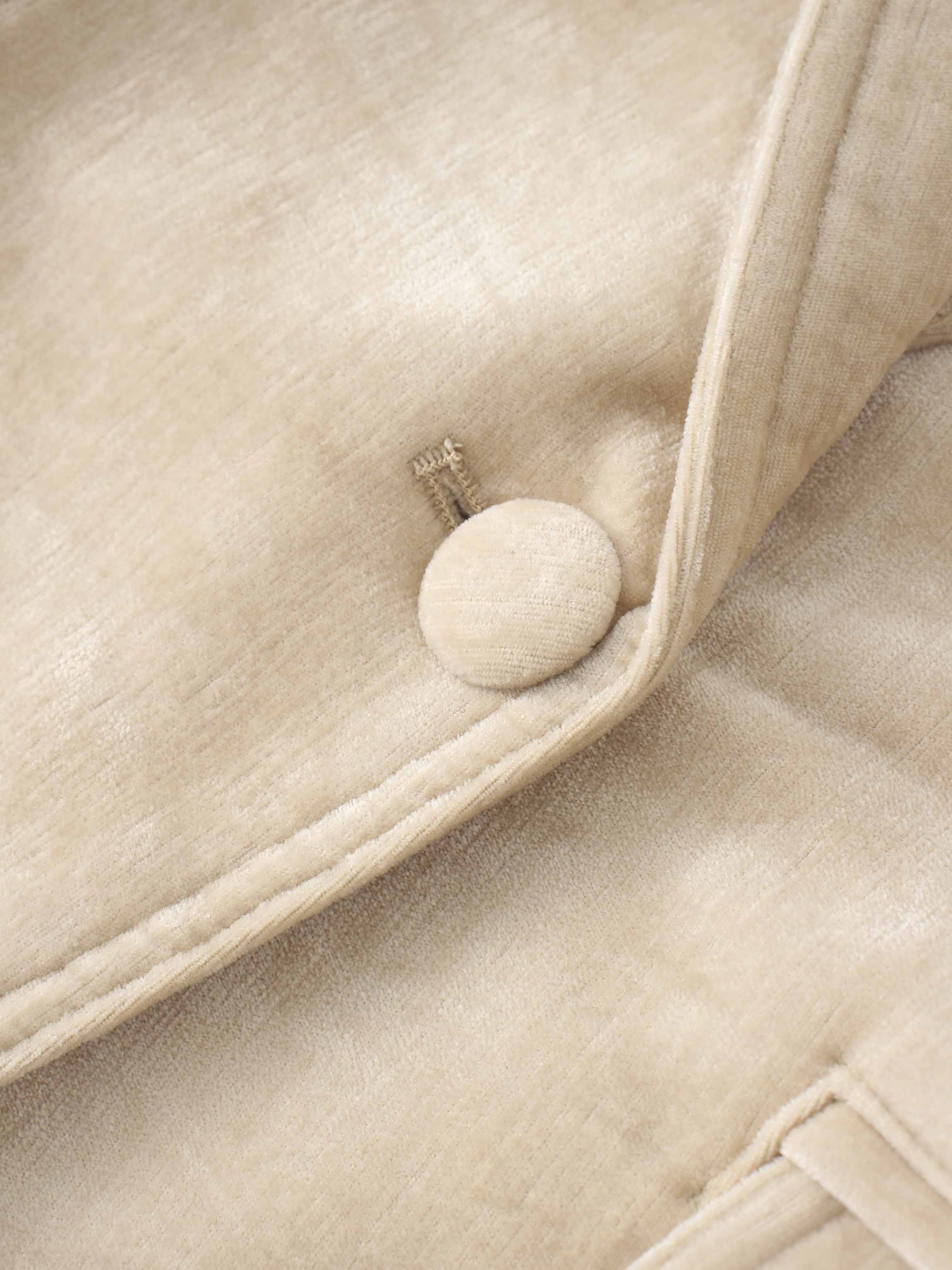 Chenille Blazer-Ivory