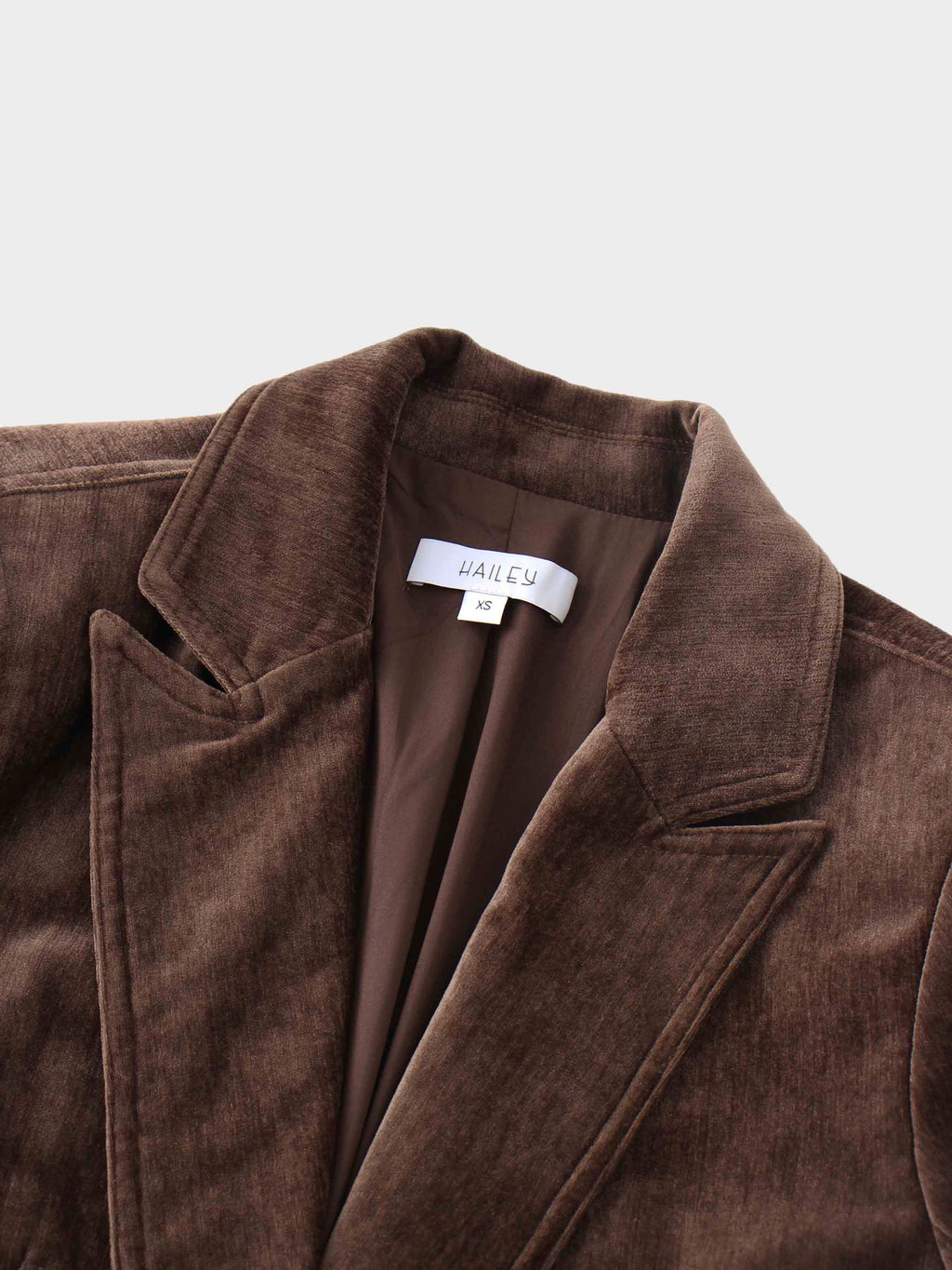 Chenille Blazer-Brown