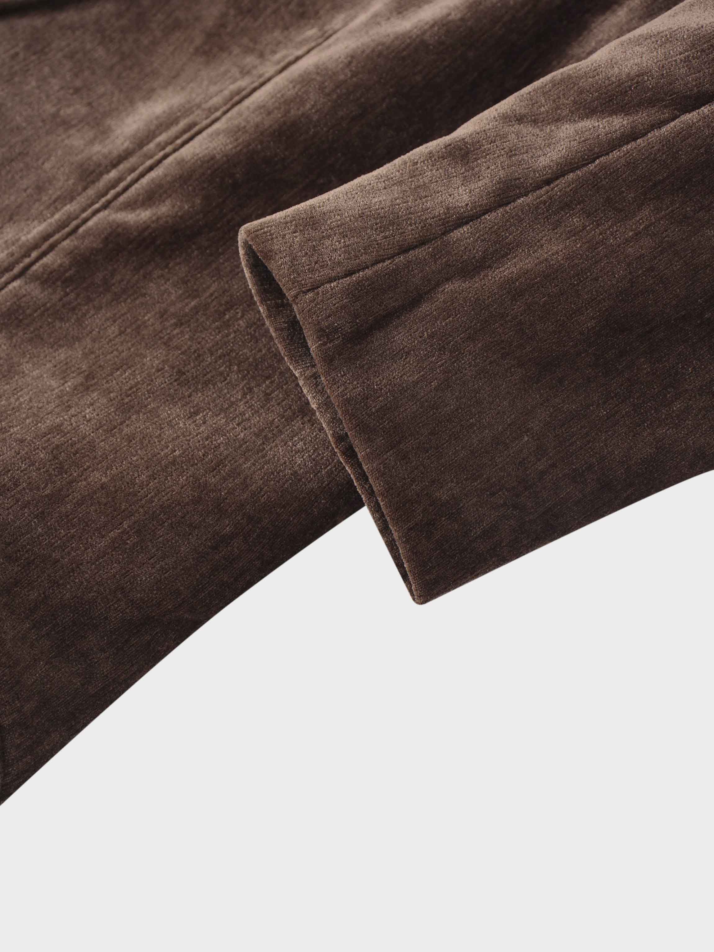 Chenille Blazer-Brown