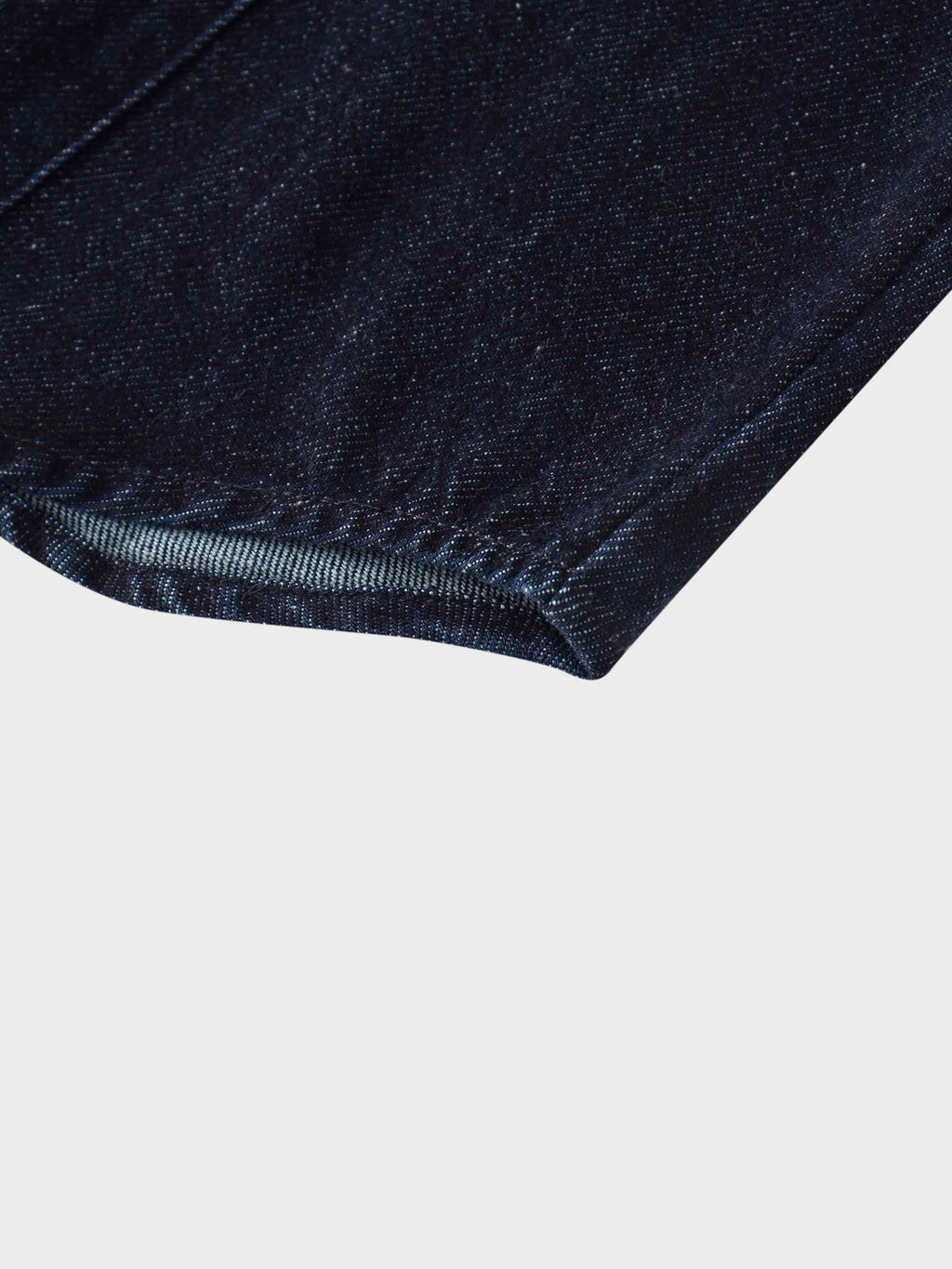 Puff Sleeve Denim Shirt-Blue