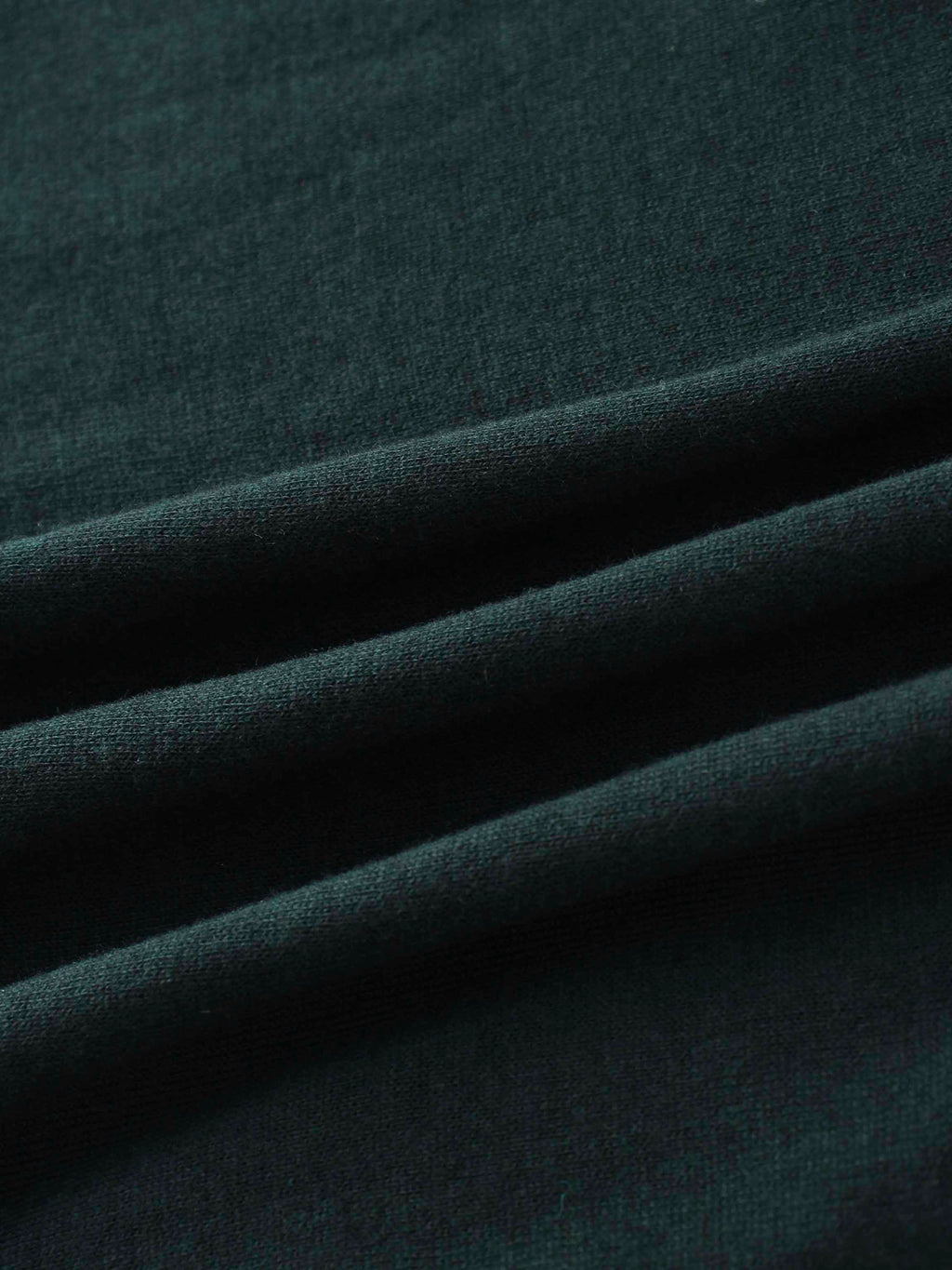 Side Shirred Button Down Knit Dress-Hunter Green